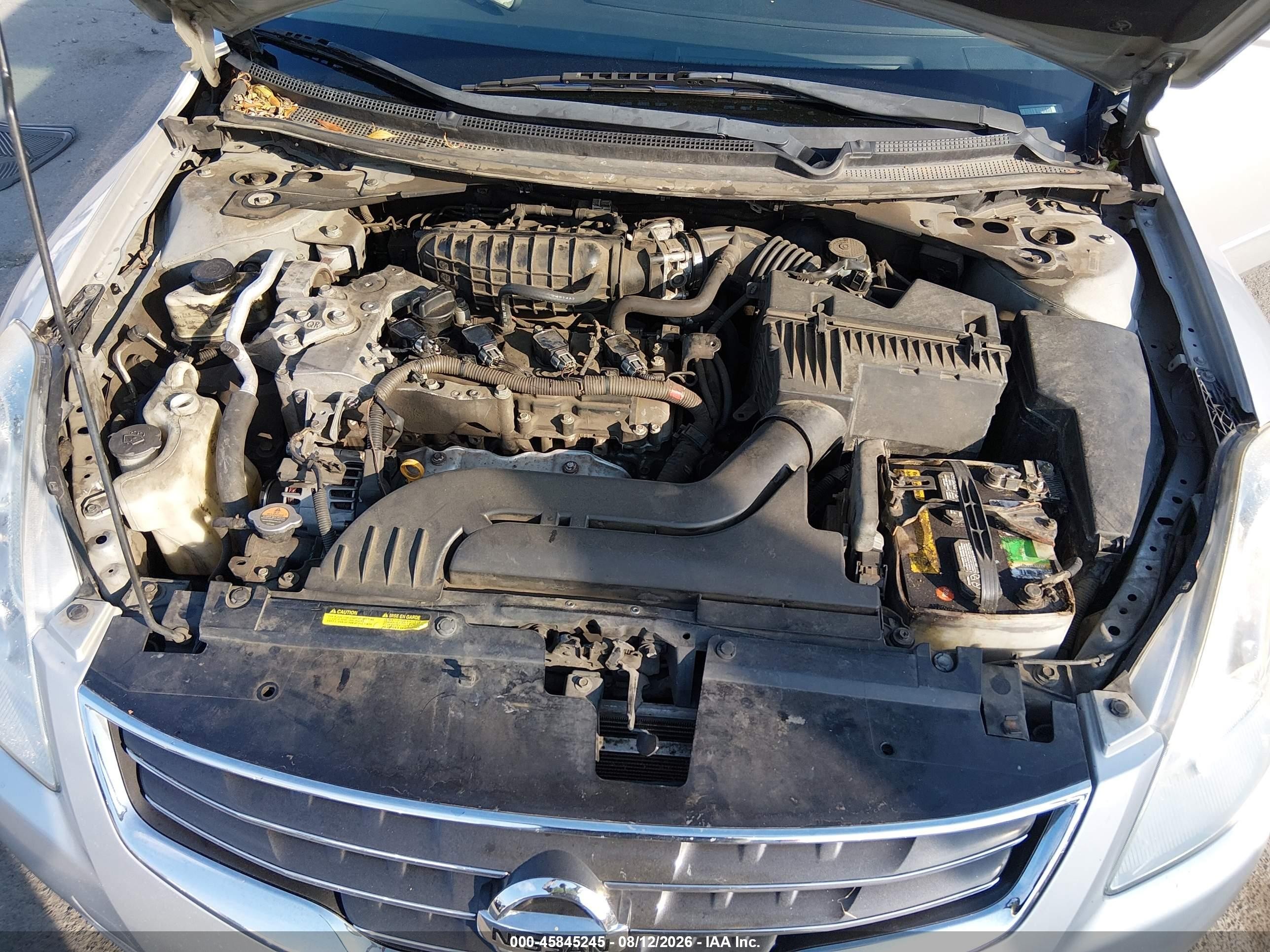 2012 Nissan Altima 2.5 S Silver vin: 1N4AL2AP4CN518712