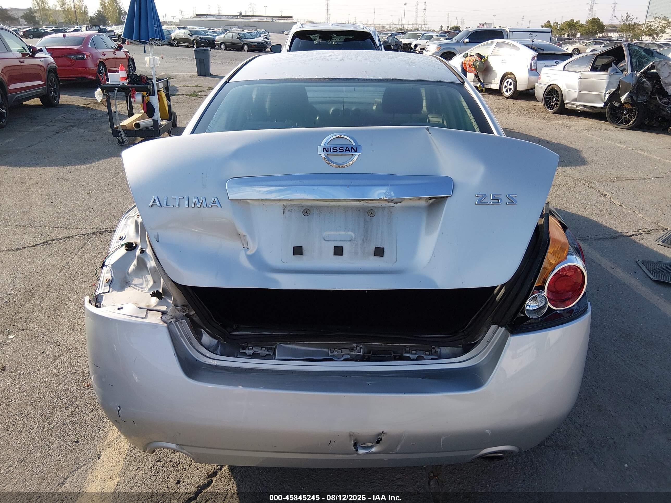 2012 Nissan Altima 2.5 S Silver vin: 1N4AL2AP4CN518712