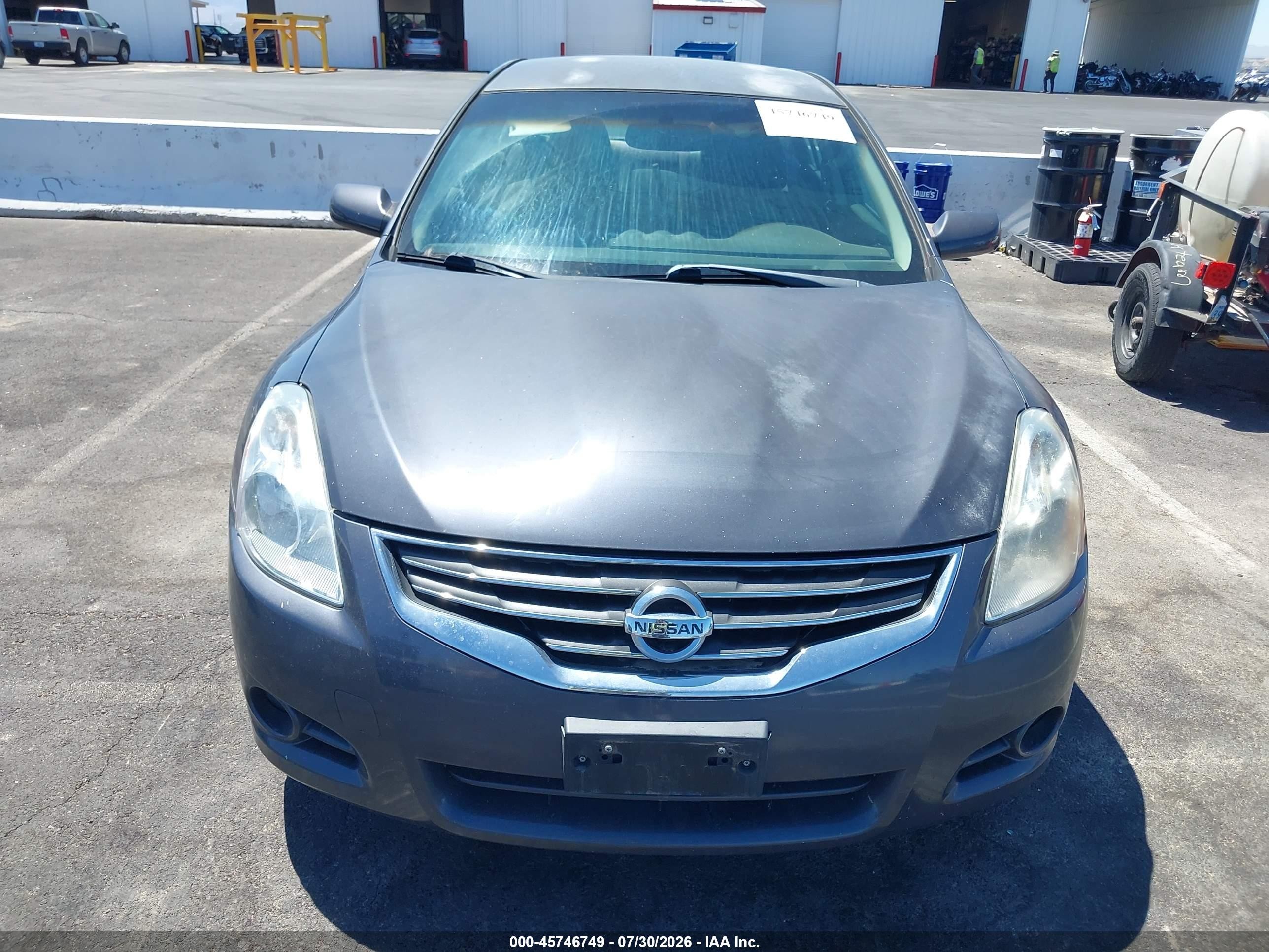 2012 Nissan Altima 2.5 S Gray vin: 1N4AL2AP4CN522016