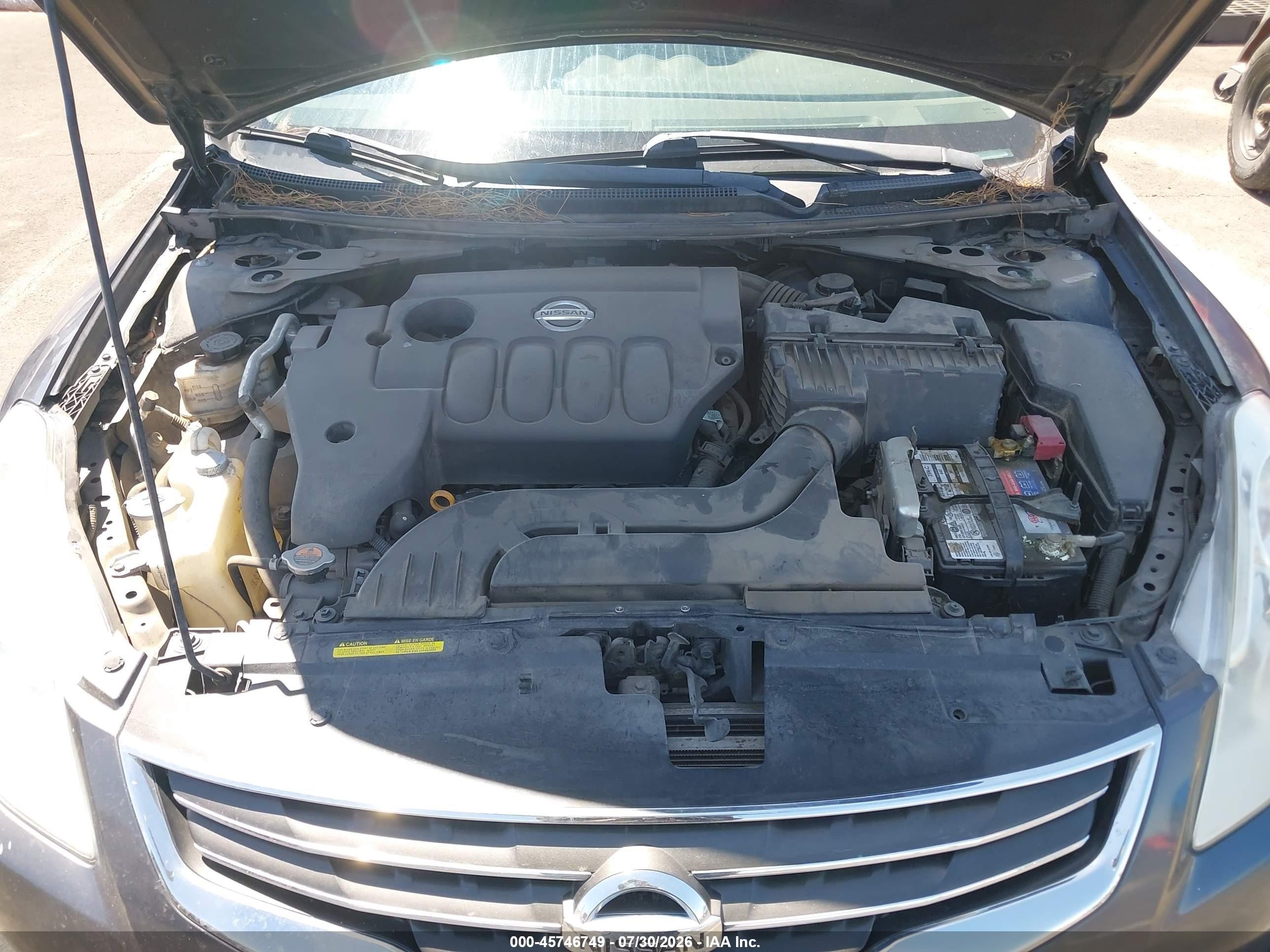 2012 Nissan Altima 2.5 S Gray vin: 1N4AL2AP4CN522016