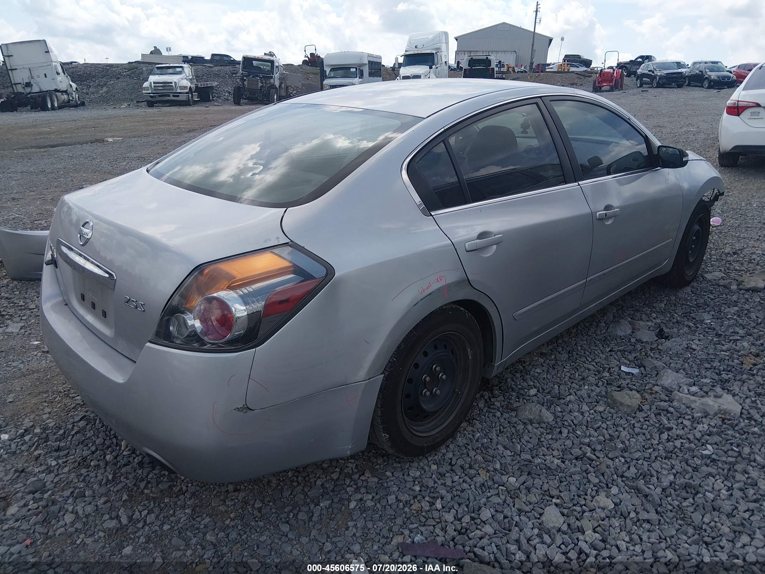 2012 Nissan Altima 2.5 S Silver vin: 1N4AL2AP4CN526468