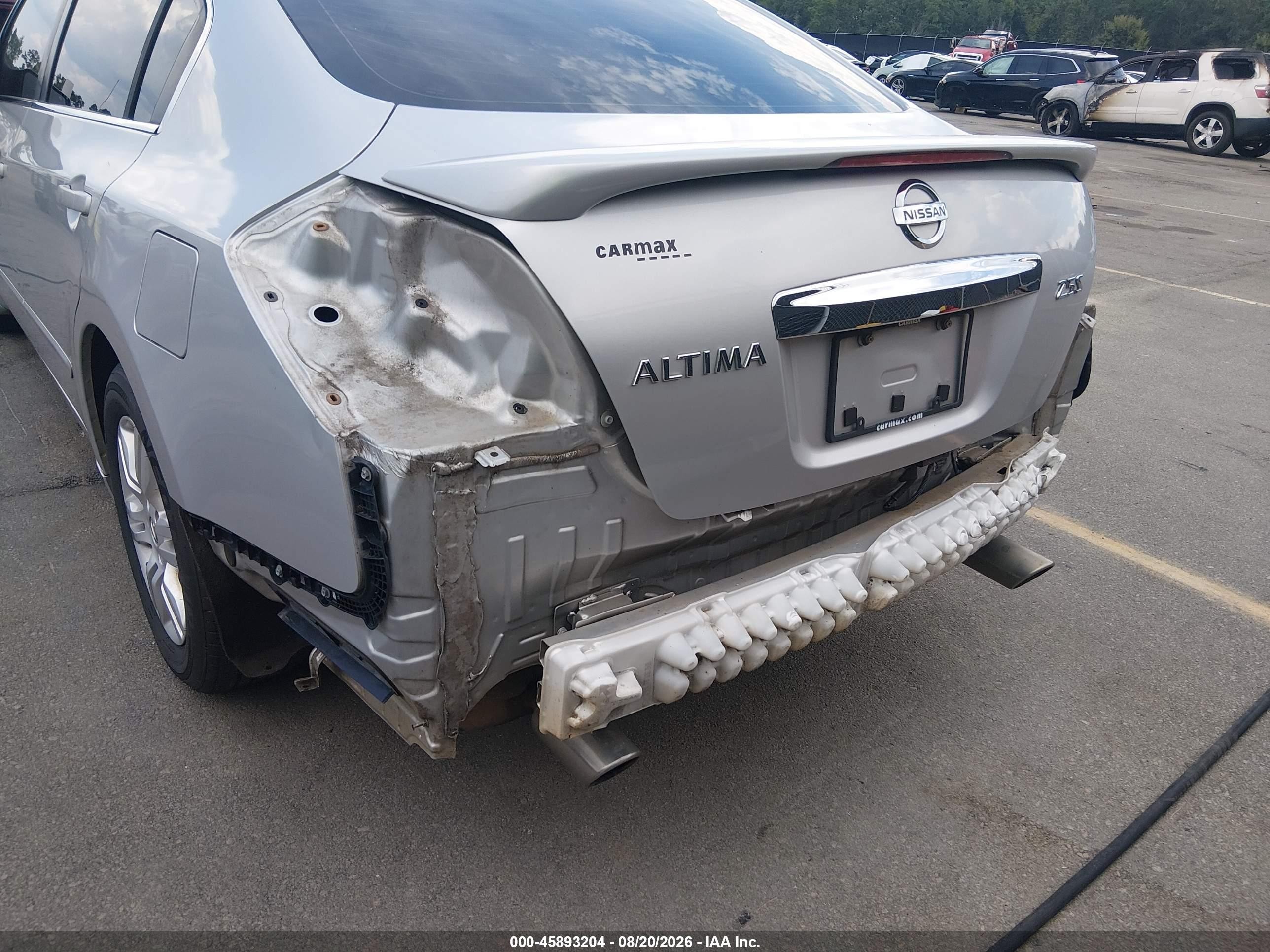 2012 Nissan Altima 2.5 S Gray vin: 1N4AL2AP4CN558384