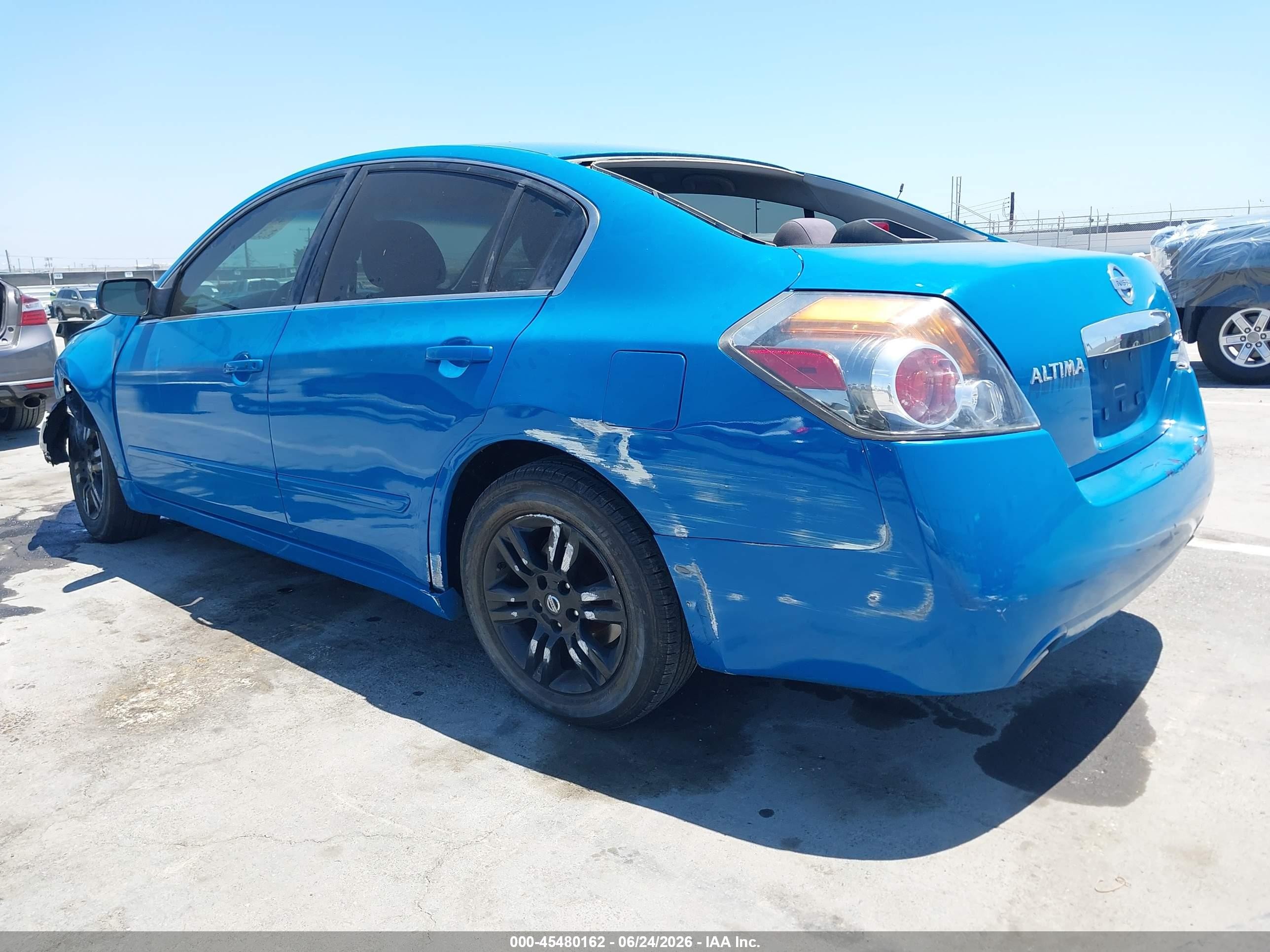 2012 Nissan Altima 2.5 S Blue vin: 1N4AL2AP4CN571362