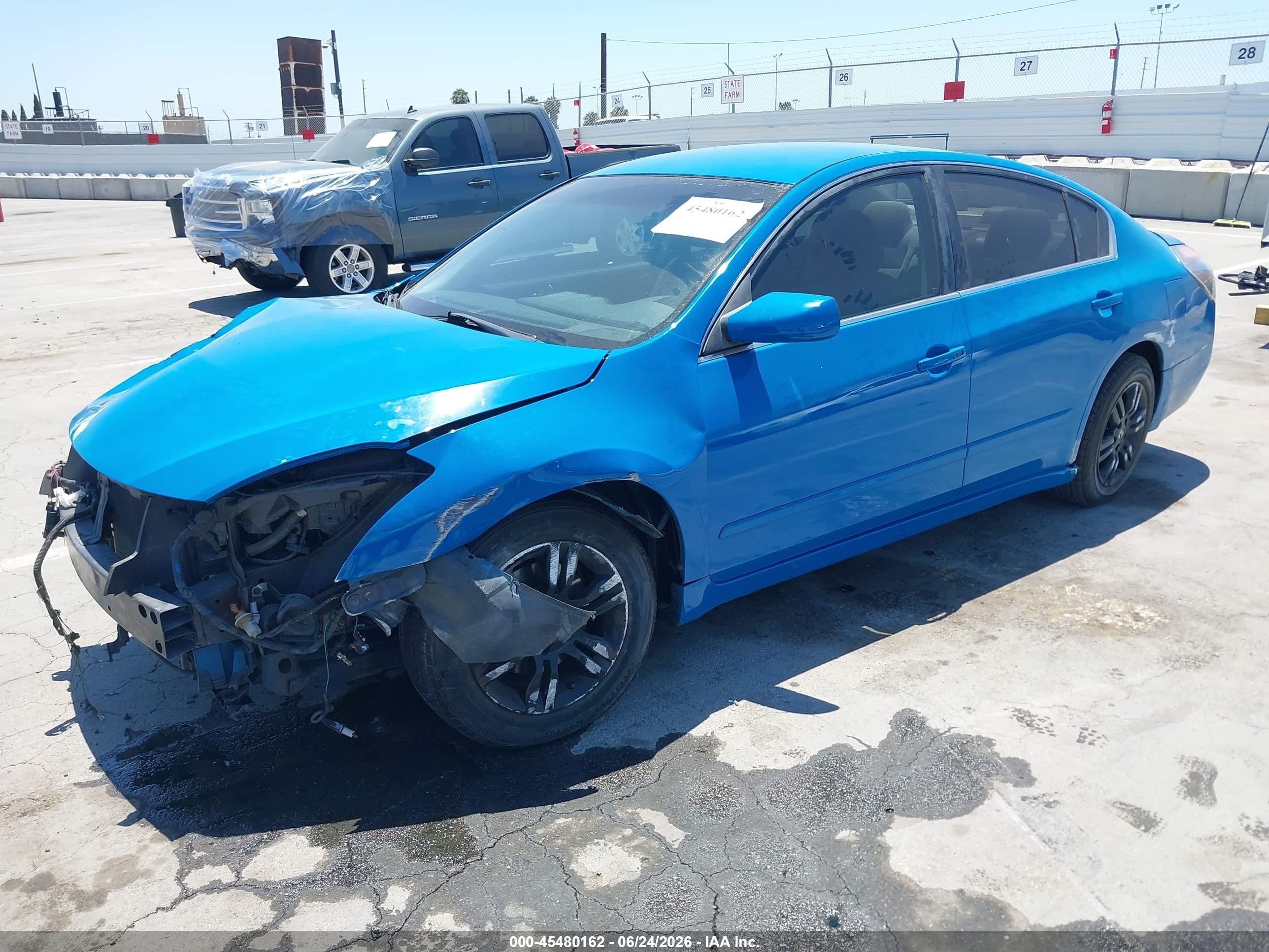 2012 Nissan Altima 2.5 S Blue vin: 1N4AL2AP4CN571362