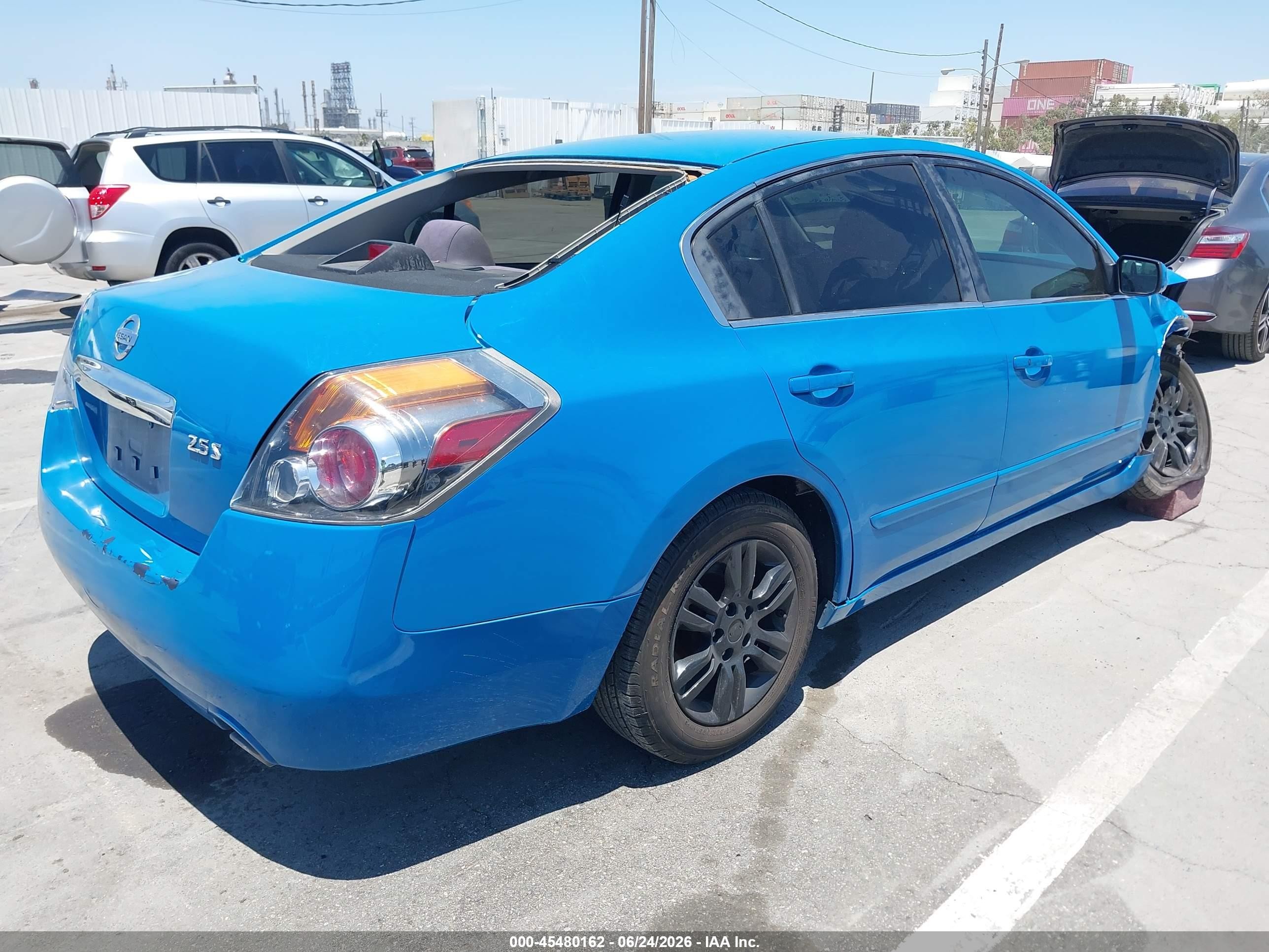 2012 Nissan Altima 2.5 S Blue vin: 1N4AL2AP4CN571362