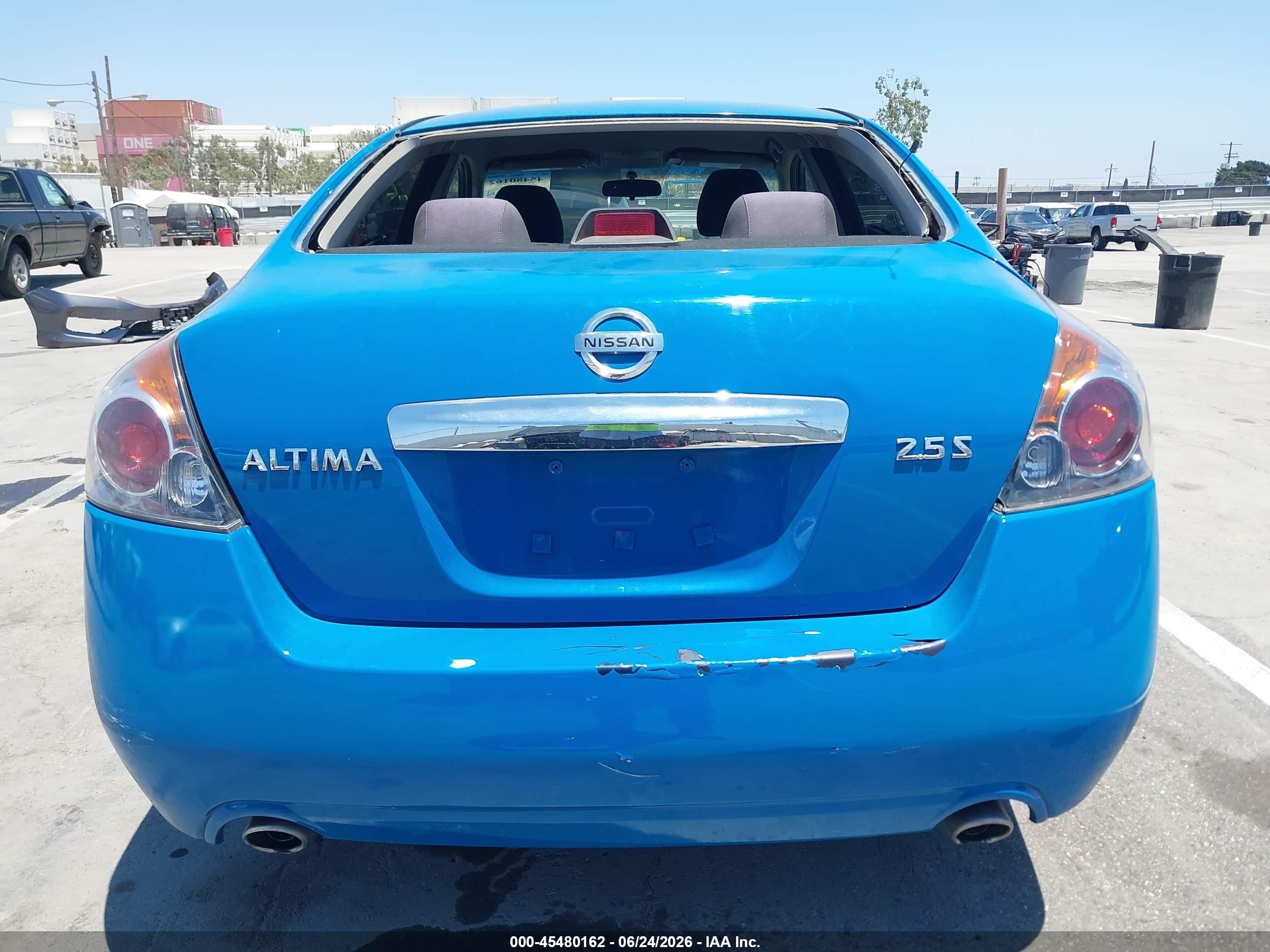 2012 Nissan Altima 2.5 S Blue vin: 1N4AL2AP4CN571362