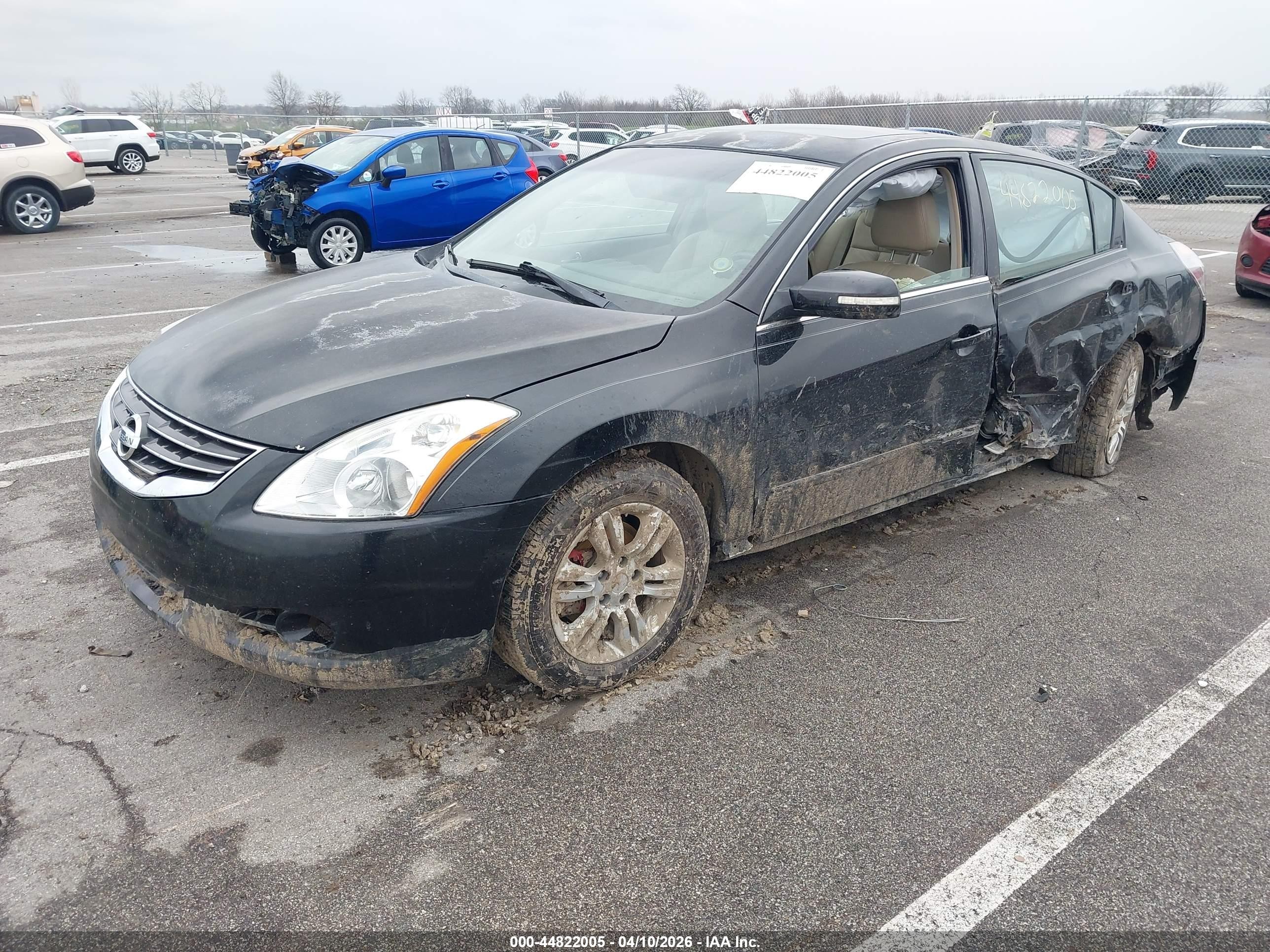 2010 Nissan Altima 2.5 S Black vin: 1N4AL2AP5AC136049