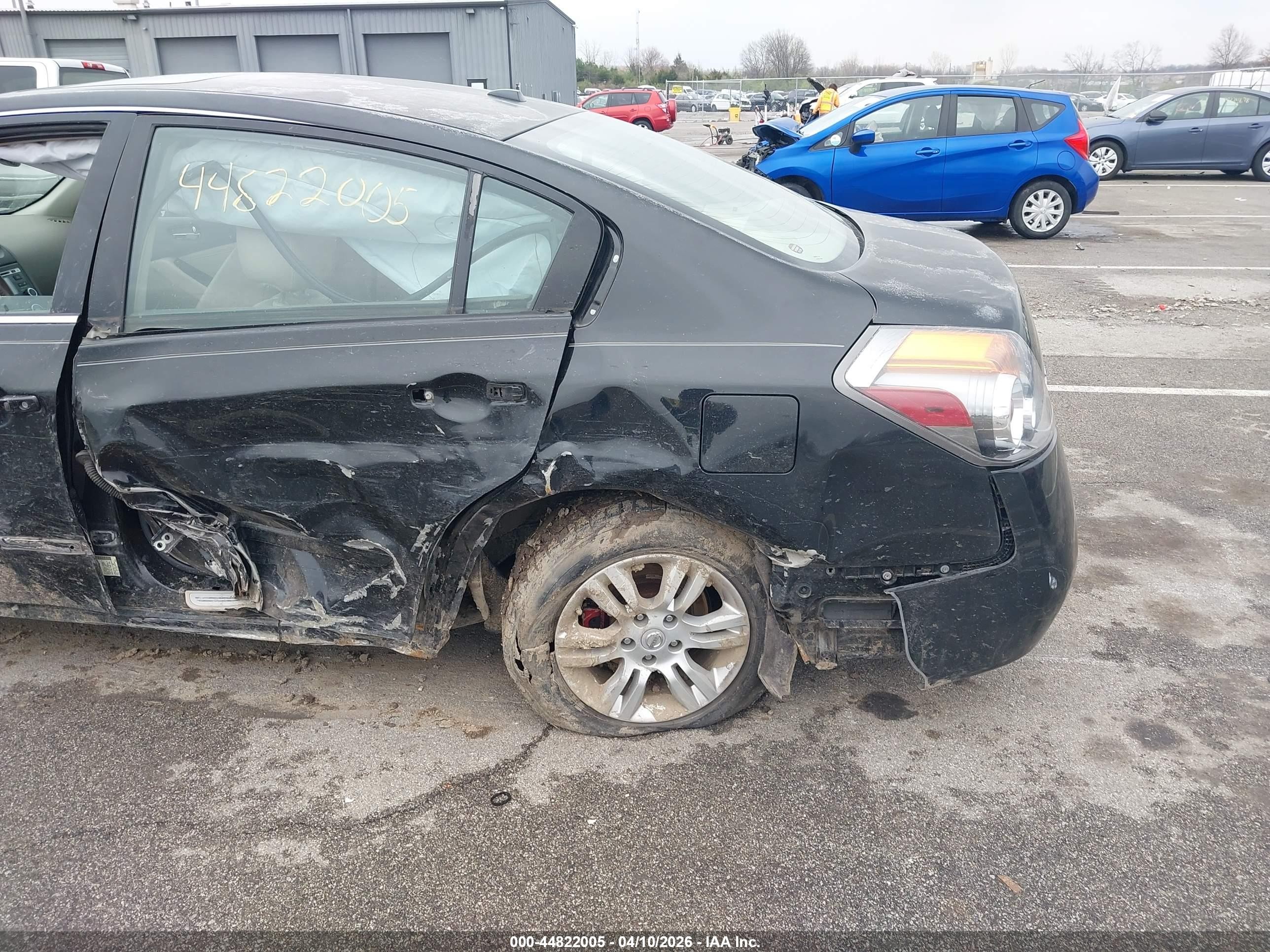 2010 Nissan Altima 2.5 S Black vin: 1N4AL2AP5AC136049