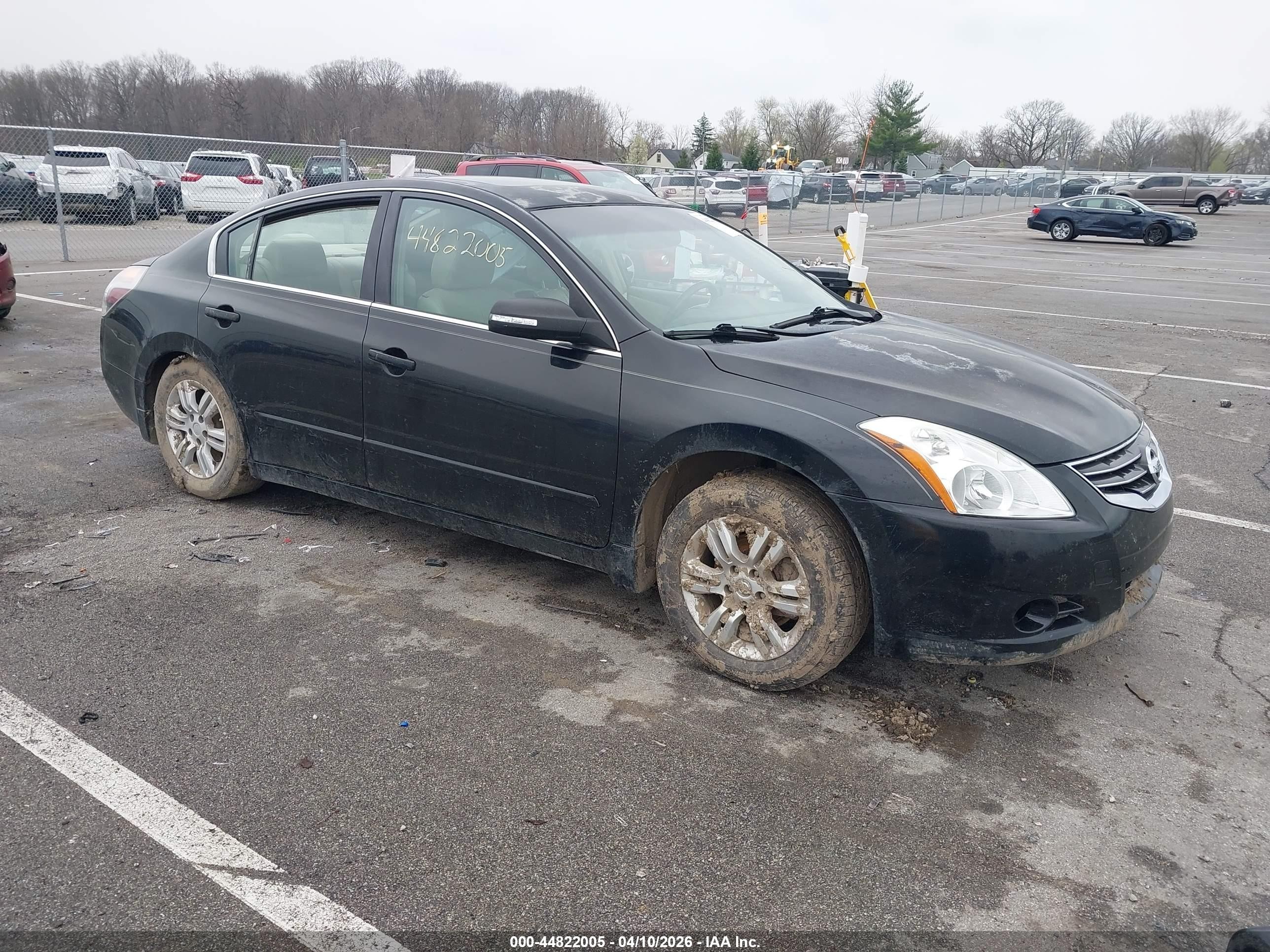 2010 Nissan Altima 2.5 S Black vin: 1N4AL2AP5AC136049