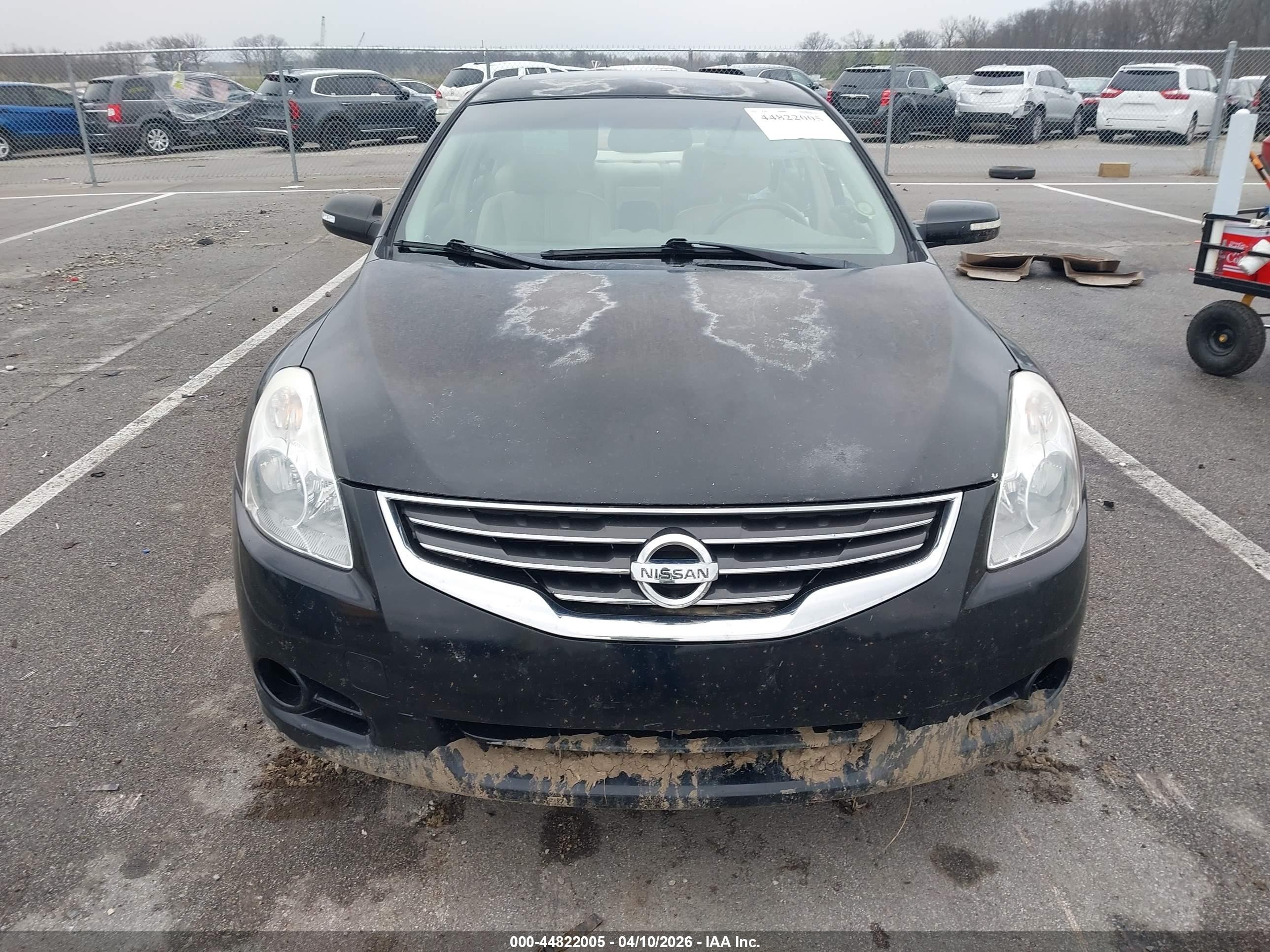 2010 Nissan Altima 2.5 S Black vin: 1N4AL2AP5AC136049