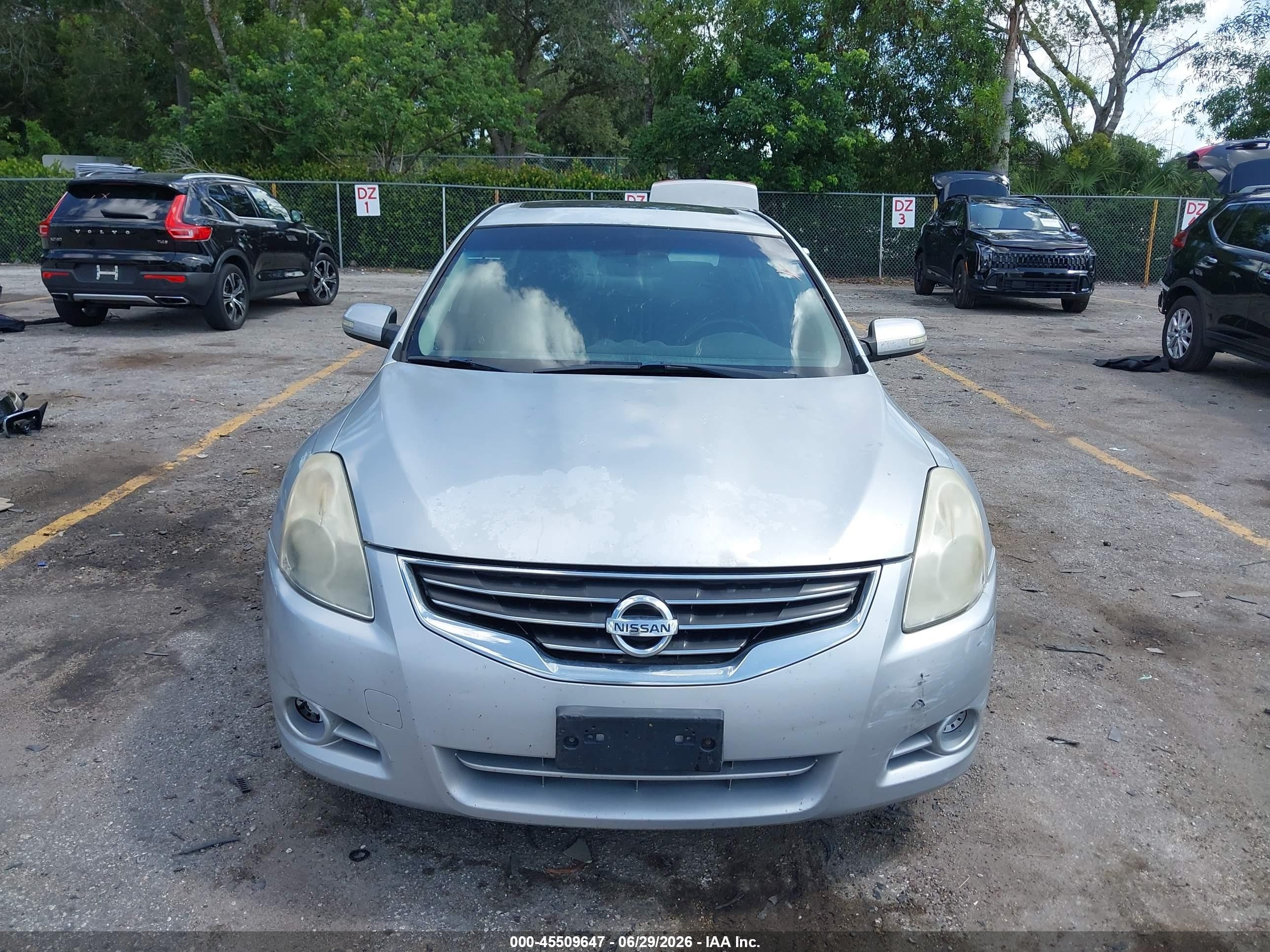 2010 Nissan Altima 2.5 S Silver vin: 1N4AL2AP5AC136746