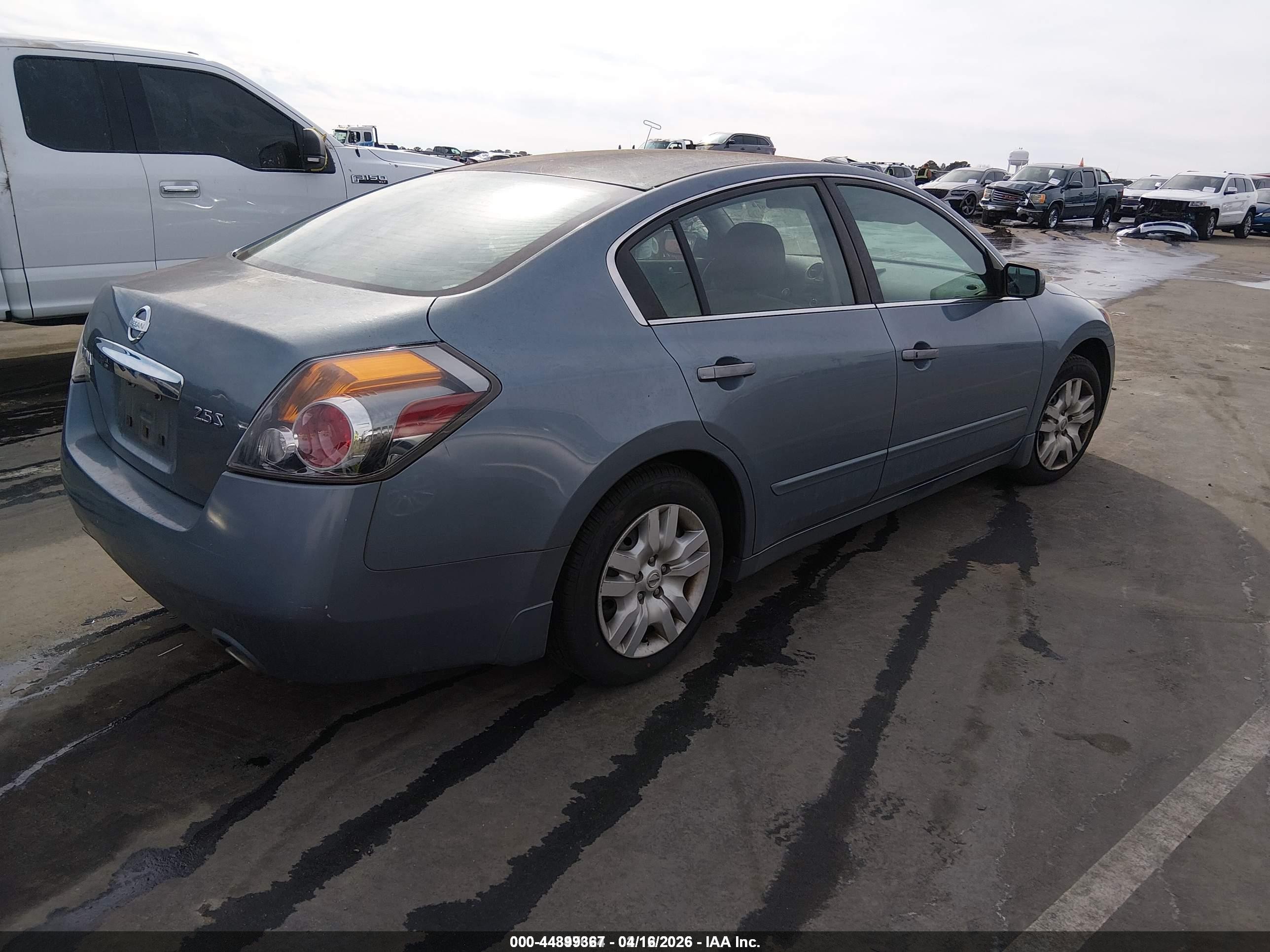 2010 Nissan Altima 2.5 S Light Blue vin: 1N4AL2AP5AC151814