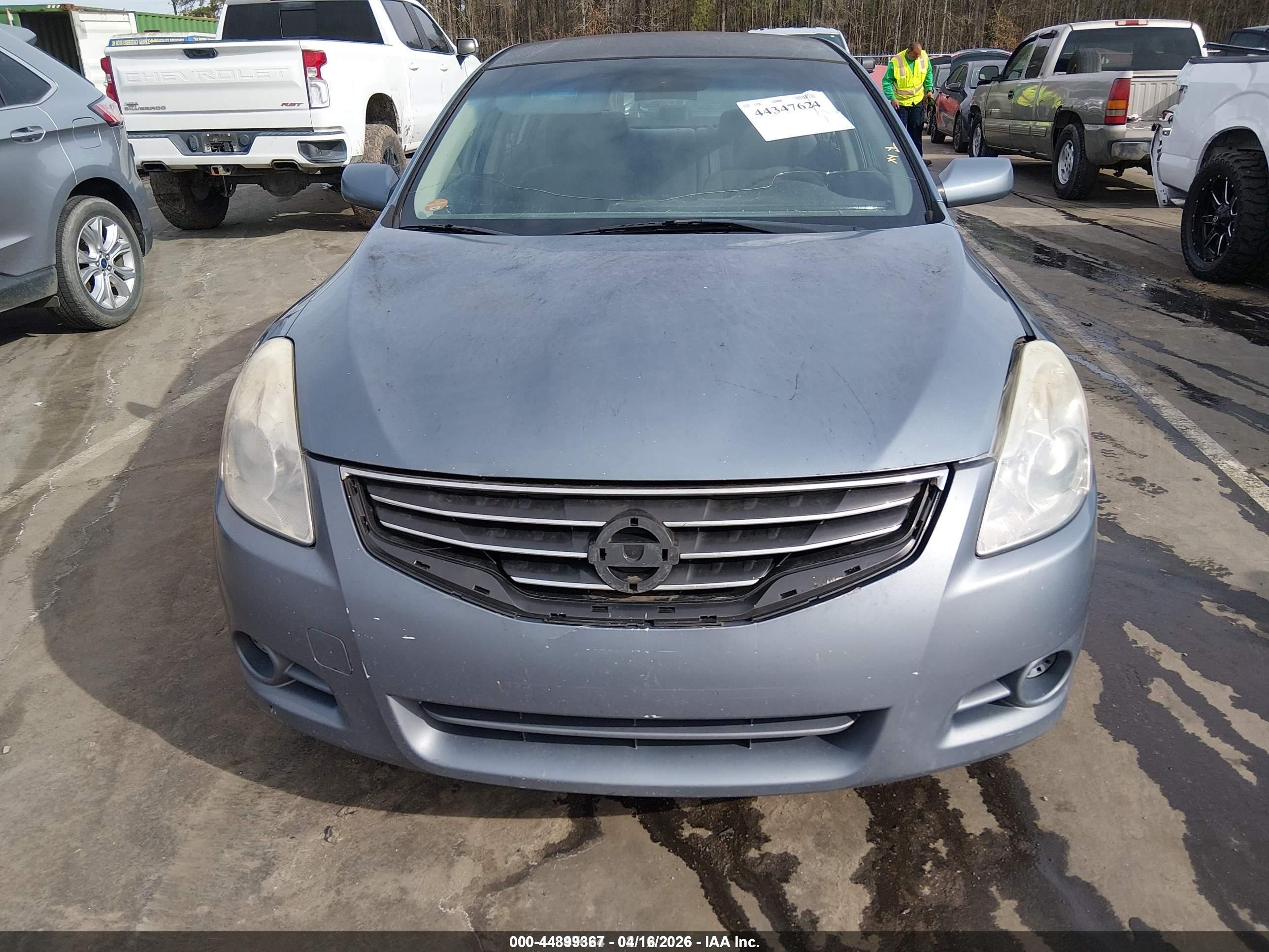 2010 Nissan Altima 2.5 S Light Blue vin: 1N4AL2AP5AC151814
