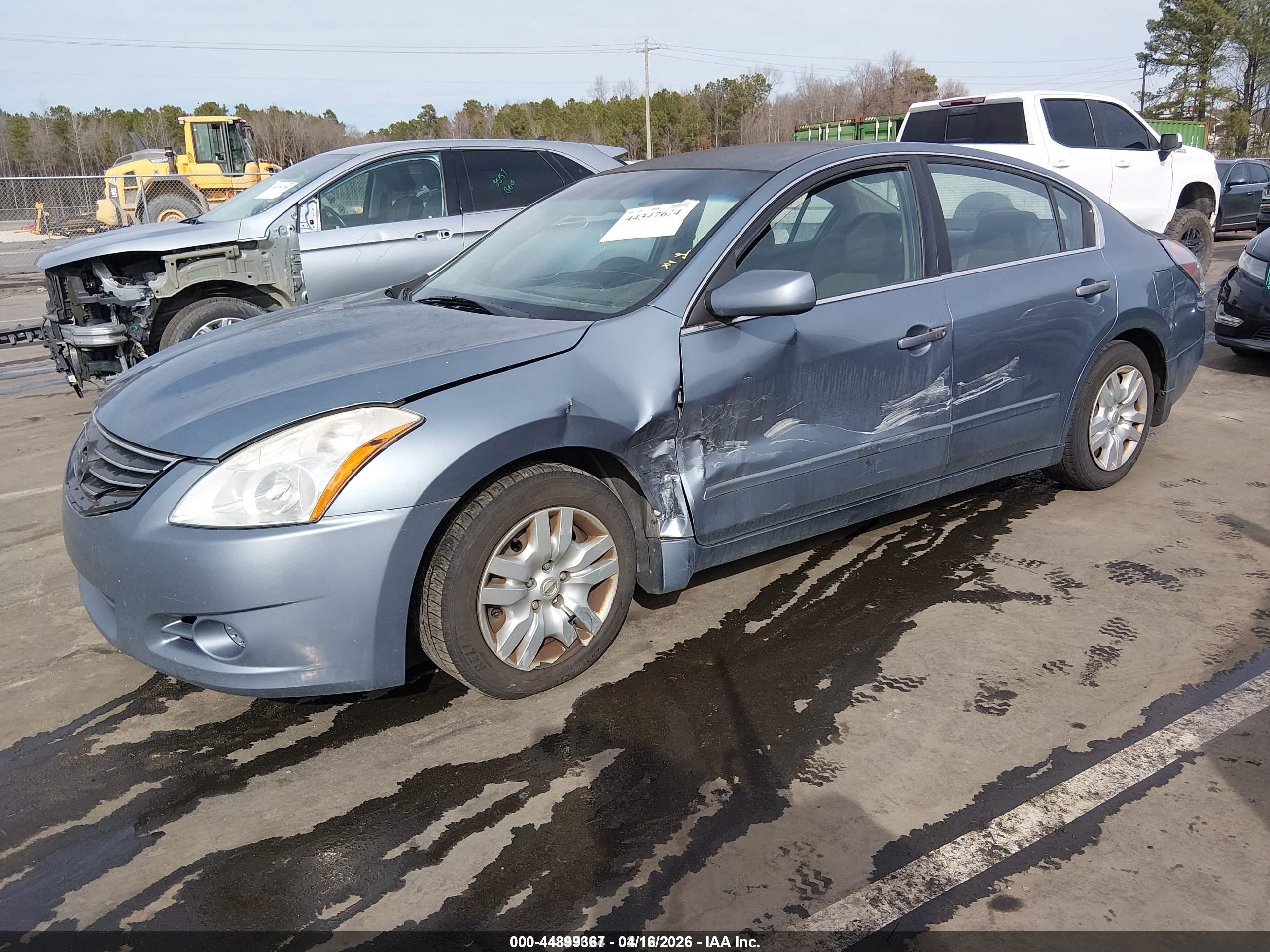 2010 Nissan Altima 2.5 S Light Blue vin: 1N4AL2AP5AC151814