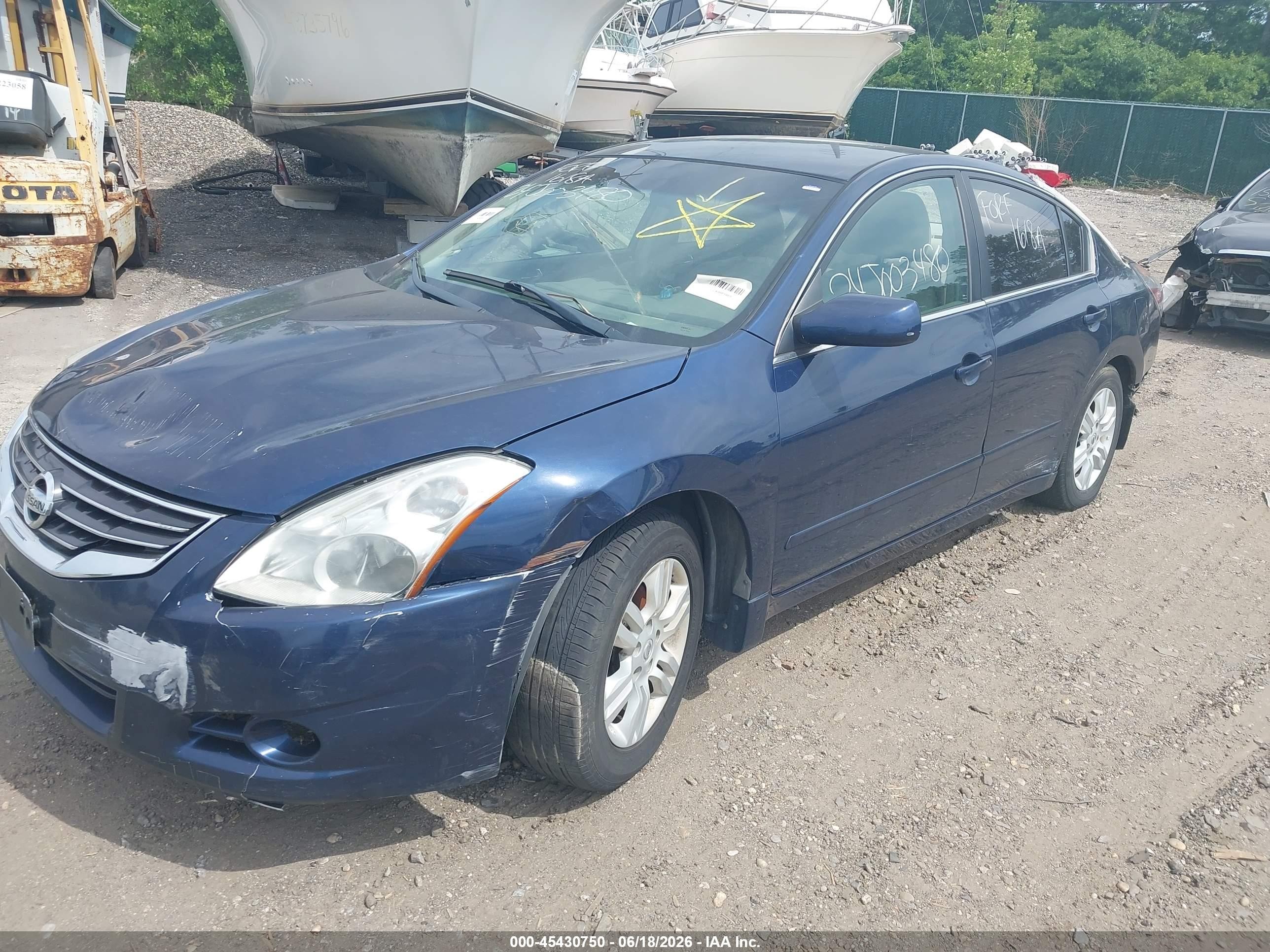2010 Nissan Altima 2.5 S Blue vin: 1N4AL2AP5AC192296