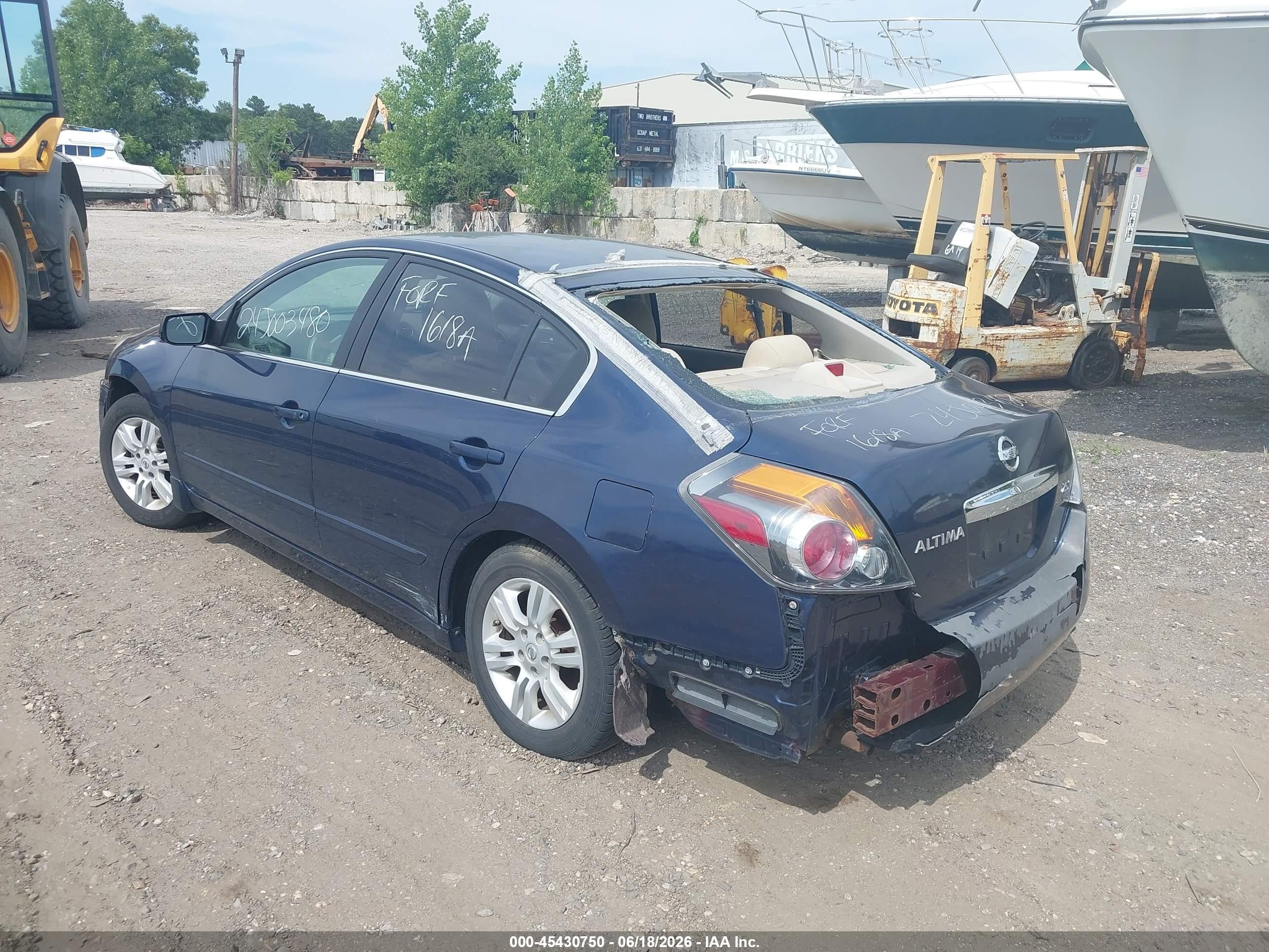 2010 Nissan Altima 2.5 S Blue vin: 1N4AL2AP5AC192296