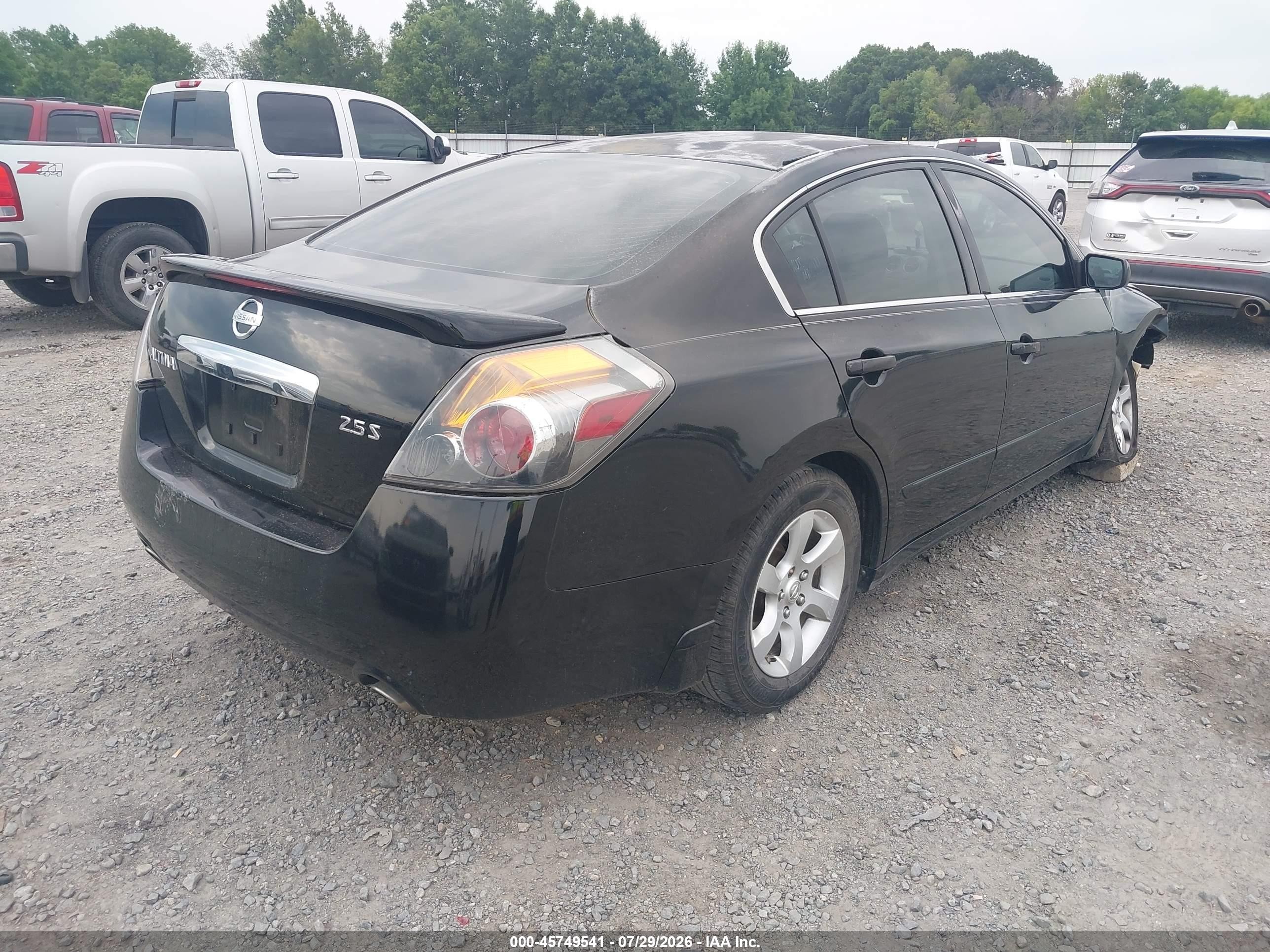 2010 Nissan Altima 2.5 S Black vin: 1N4AL2AP5AN405171