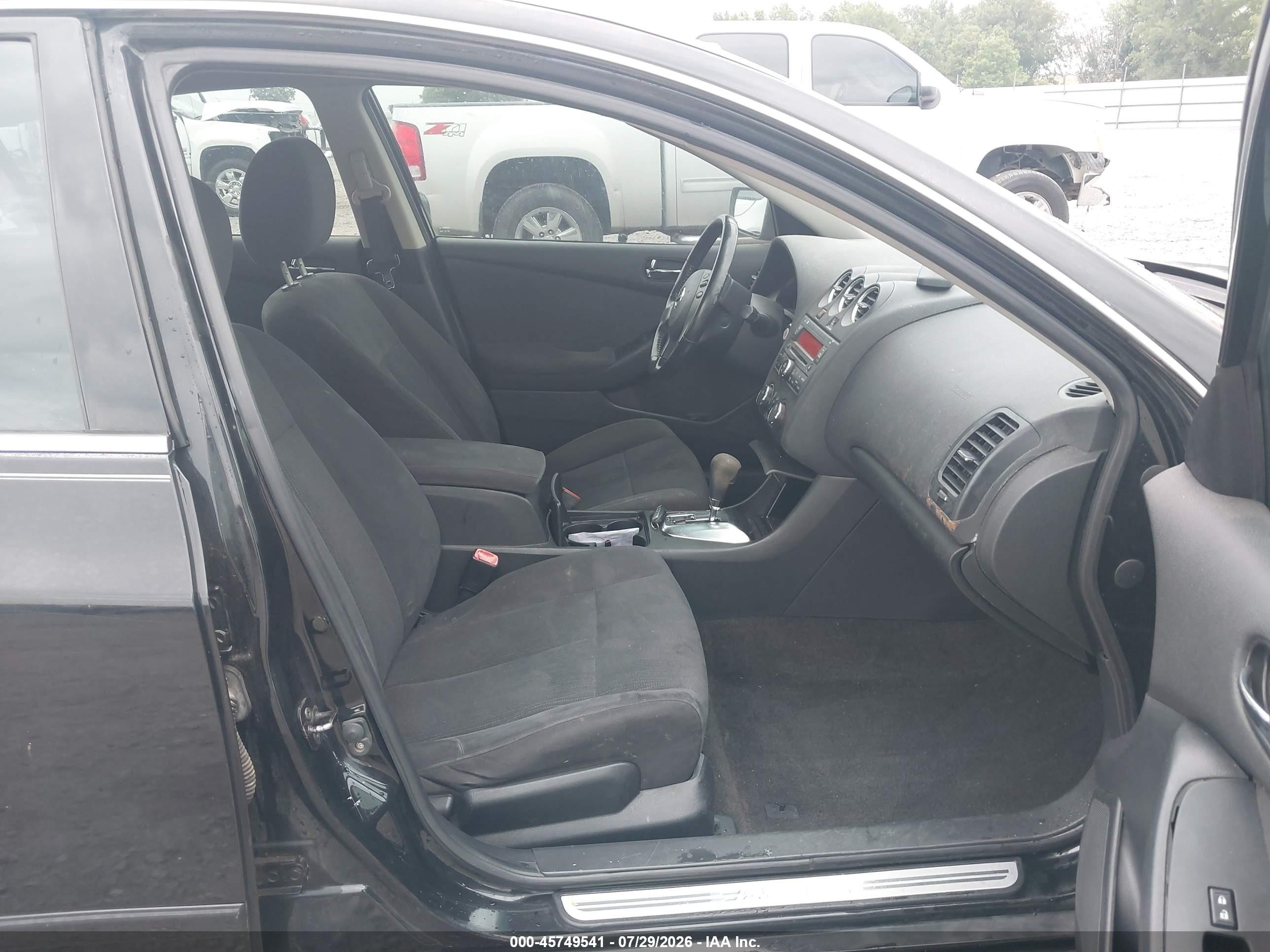 2010 Nissan Altima 2.5 S Black vin: 1N4AL2AP5AN405171