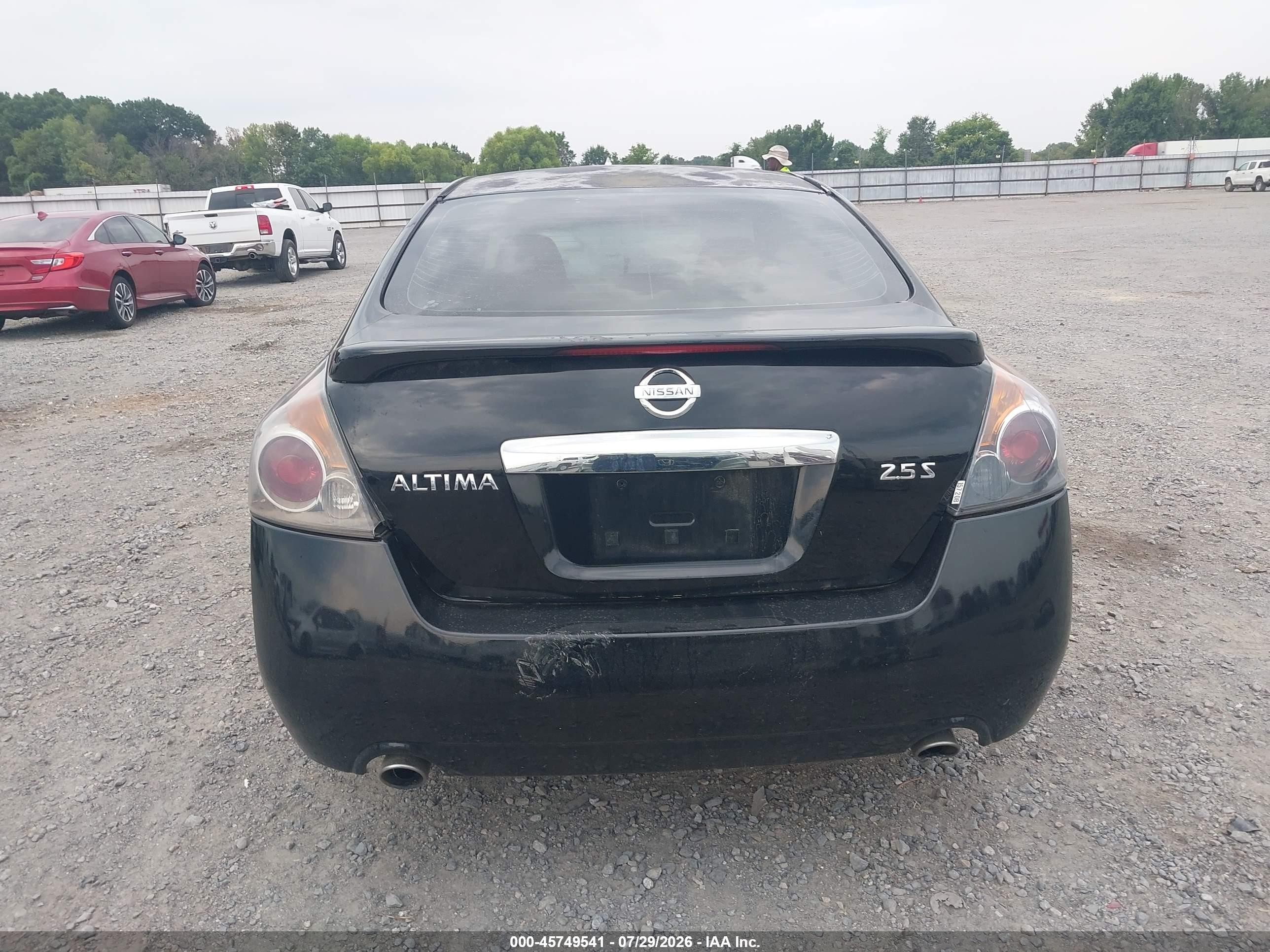 2010 Nissan Altima 2.5 S Black vin: 1N4AL2AP5AN405171
