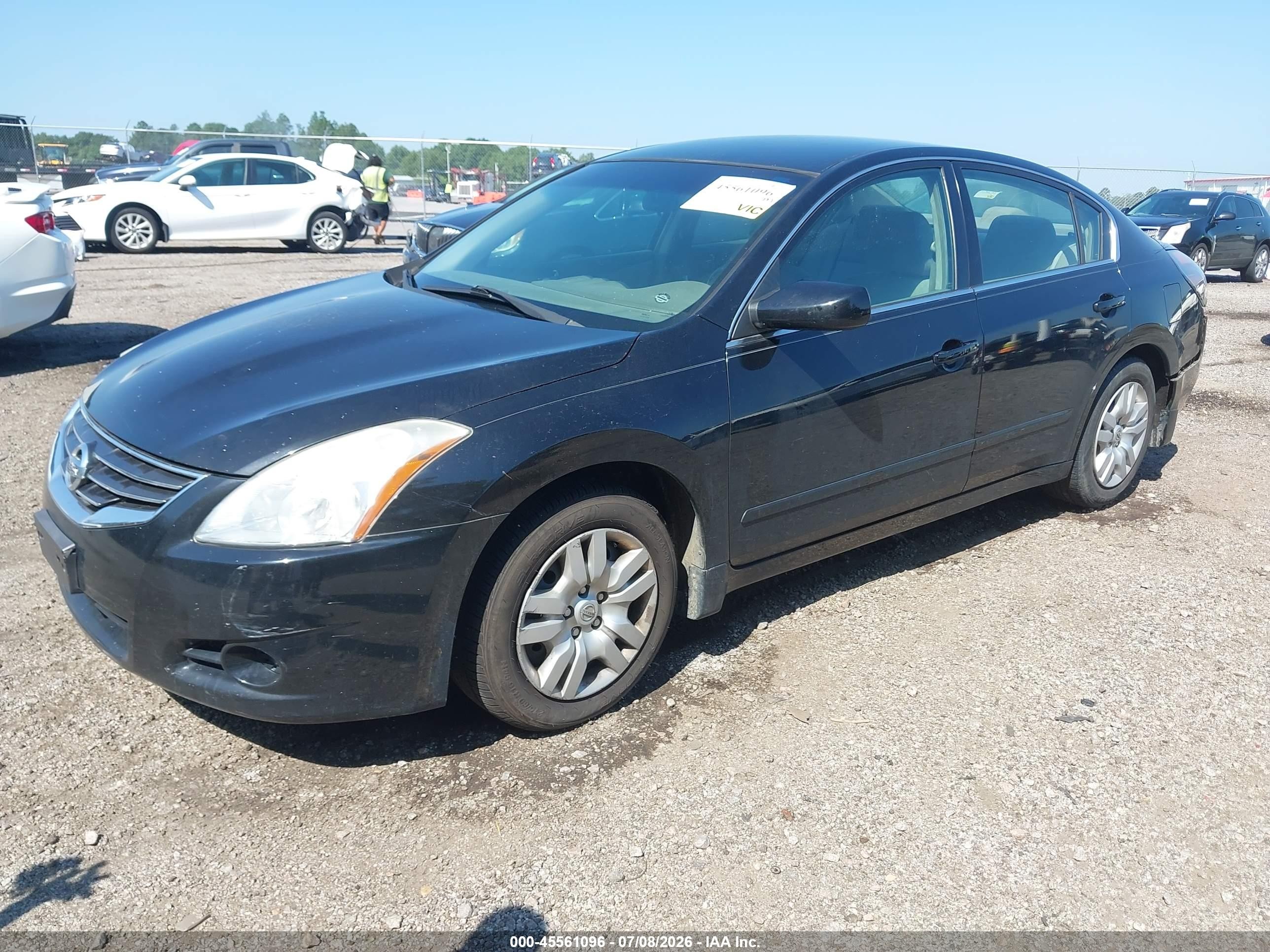 2010 Nissan Altima 2.5 S Black vin: 1N4AL2AP5AN407552