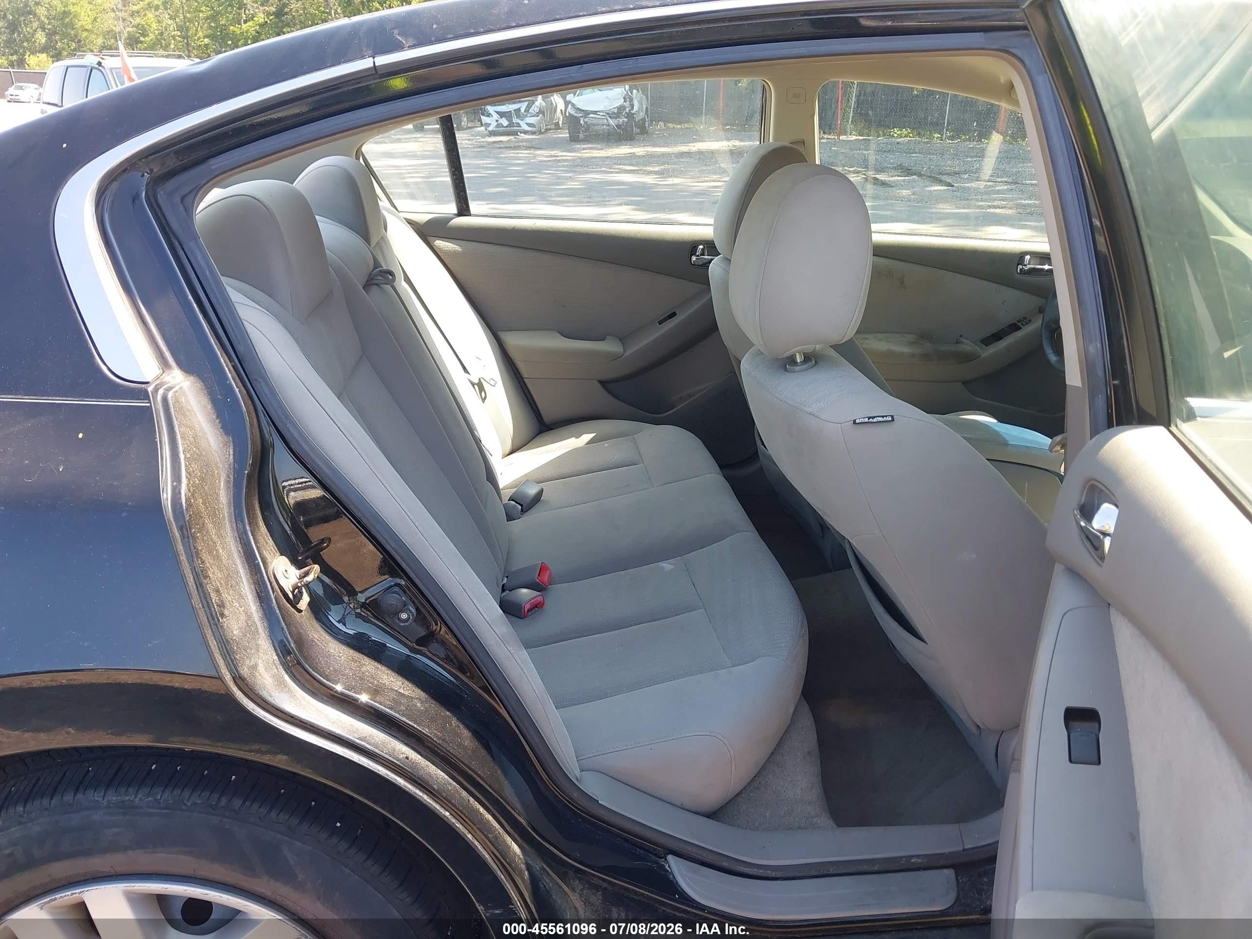 2010 Nissan Altima 2.5 S Black vin: 1N4AL2AP5AN407552