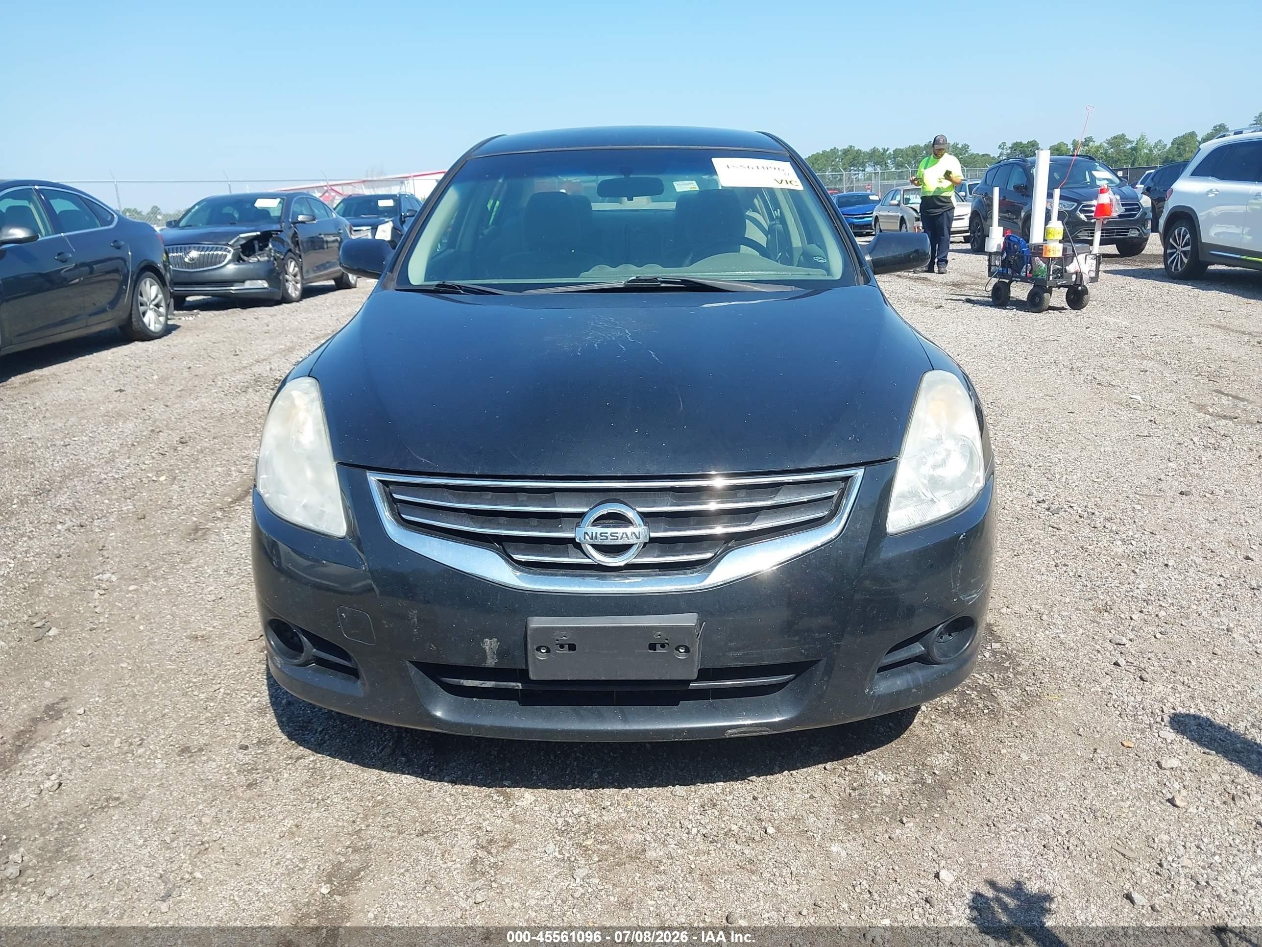 2010 Nissan Altima 2.5 S Black vin: 1N4AL2AP5AN407552