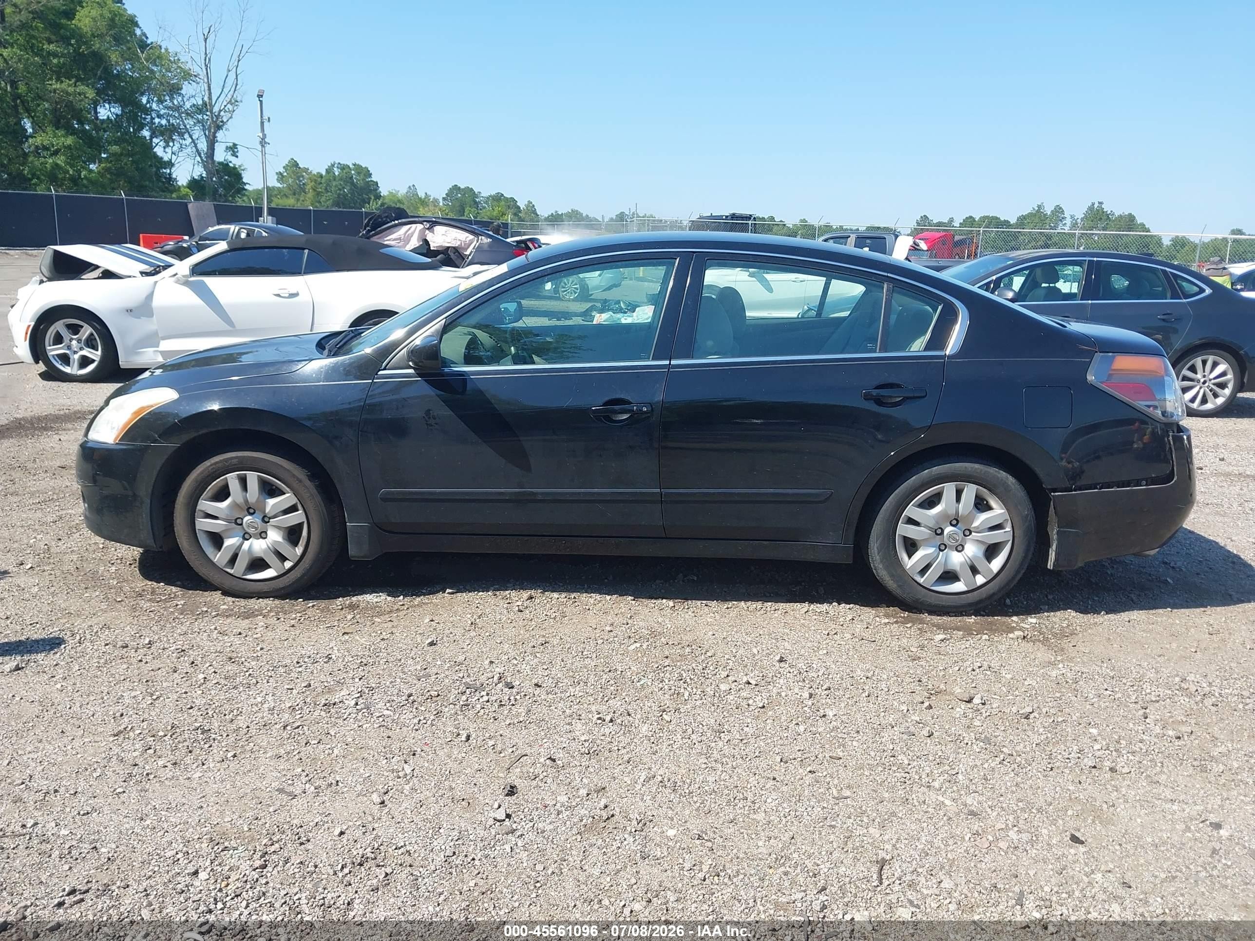 2010 Nissan Altima 2.5 S Black vin: 1N4AL2AP5AN407552