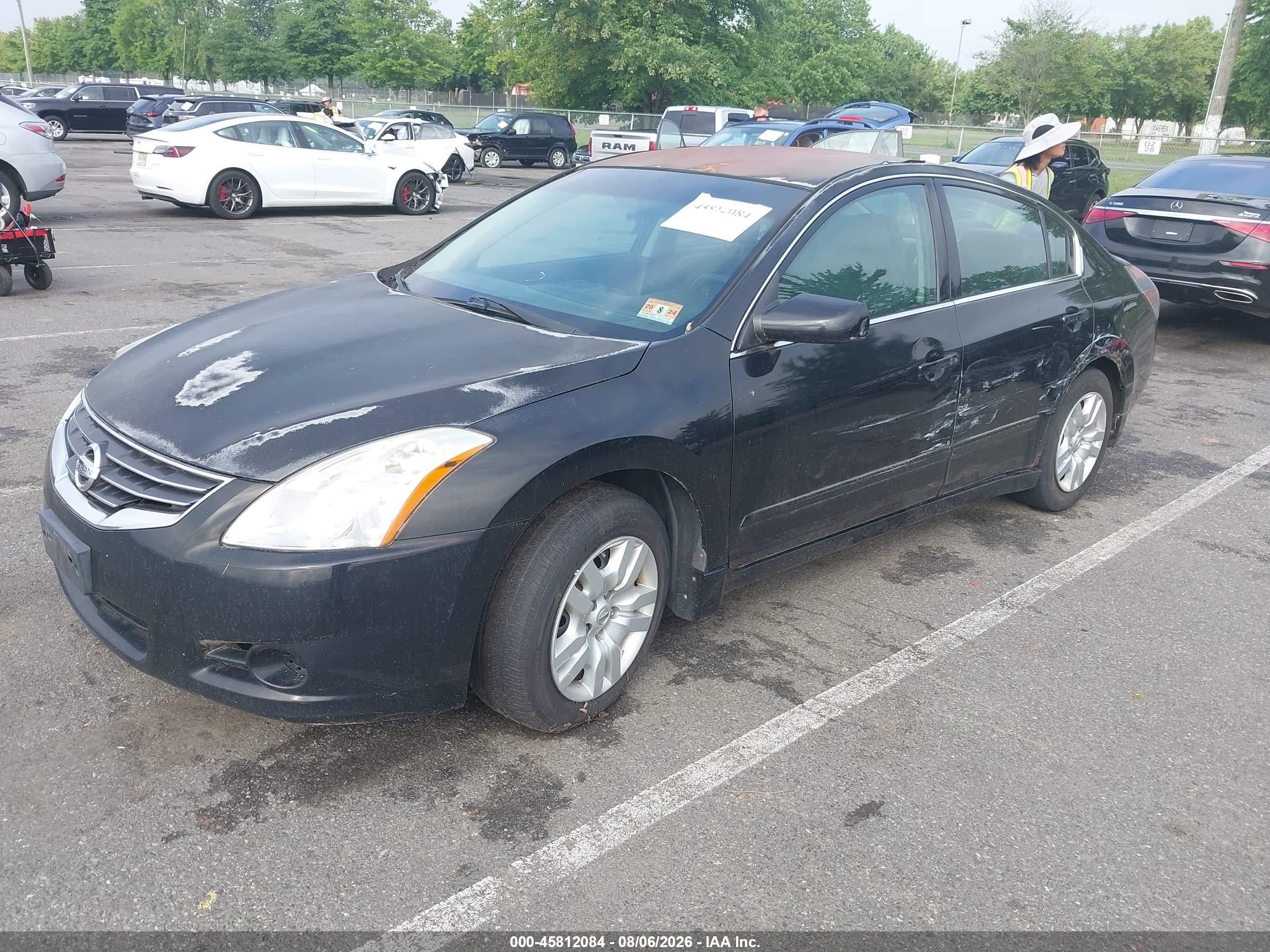 2010 Nissan Altima 2.5 S Black vin: 1N4AL2AP5AN420446