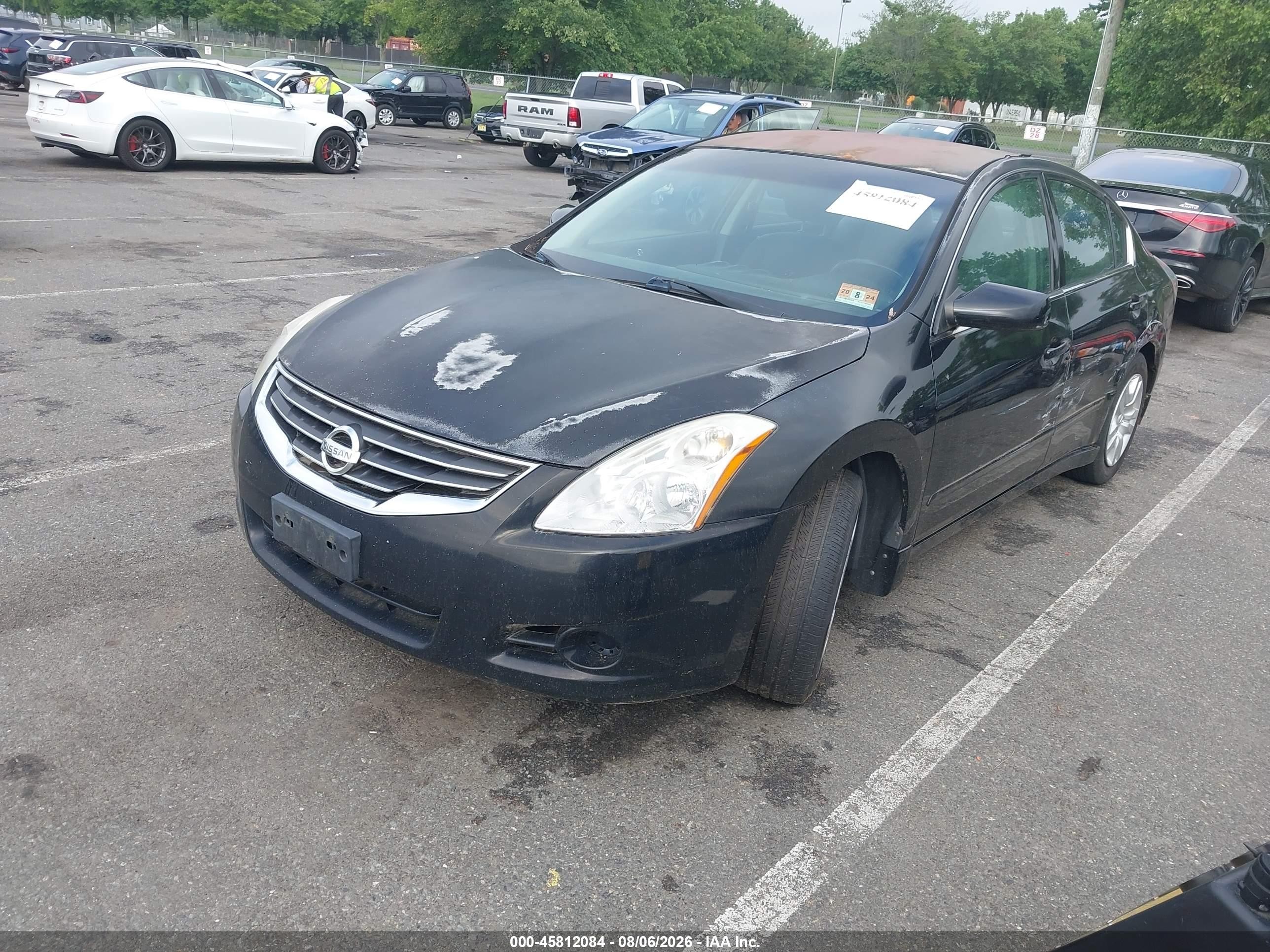 2010 Nissan Altima 2.5 S Black vin: 1N4AL2AP5AN420446