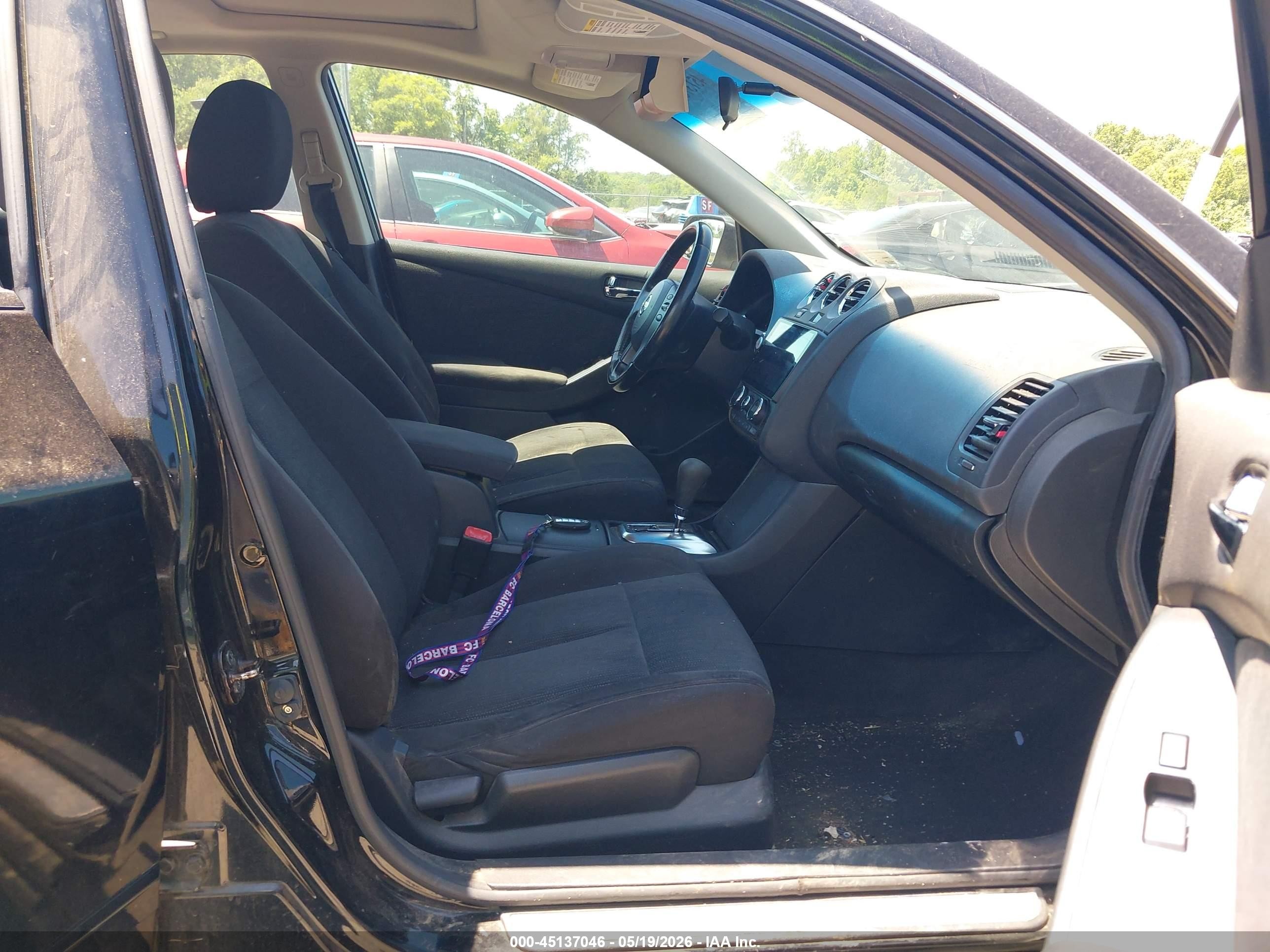 2010 Nissan Altima 2.5 S Black vin: 1N4AL2AP5AN436016