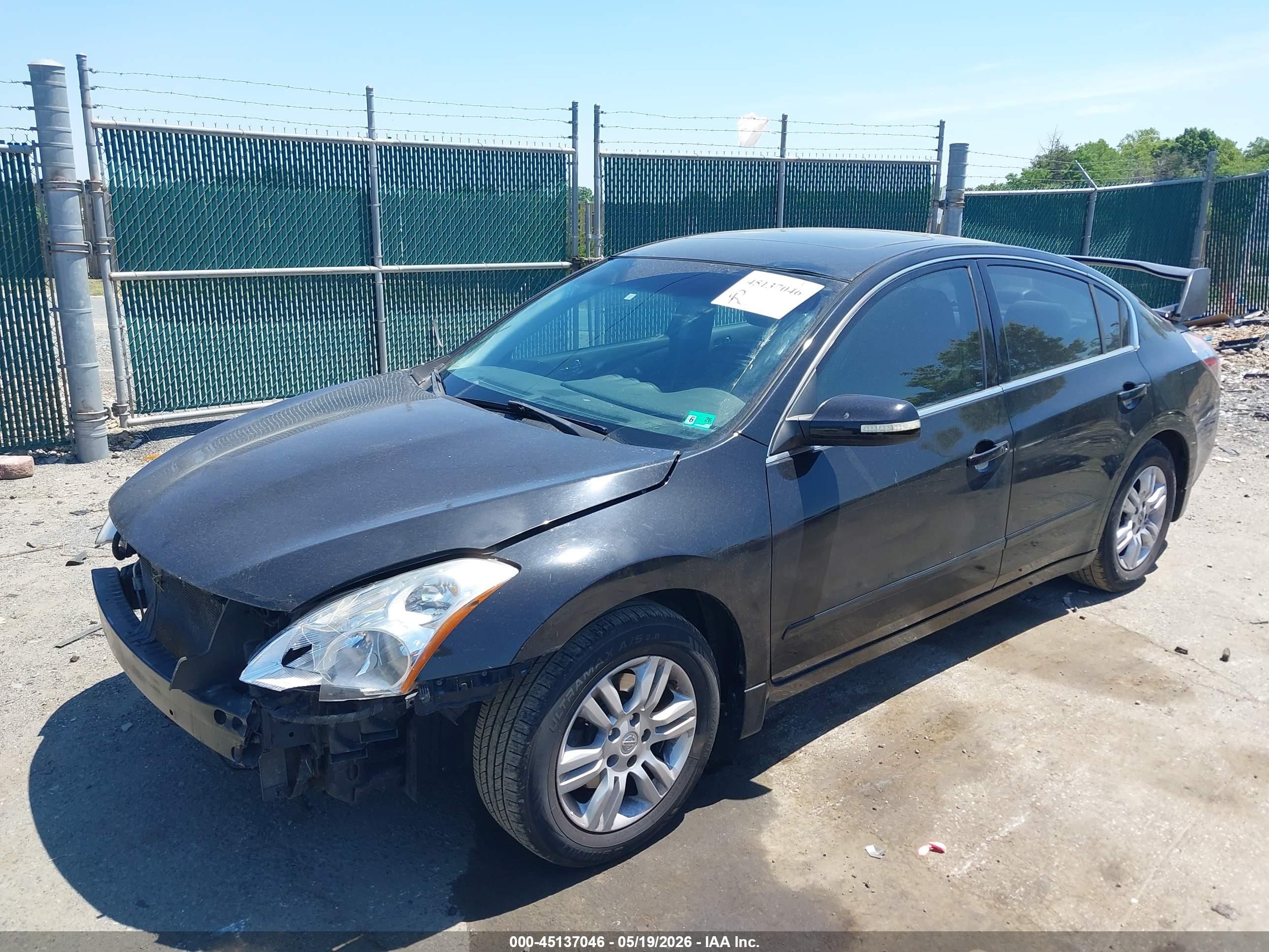 2010 Nissan Altima 2.5 S Black vin: 1N4AL2AP5AN436016