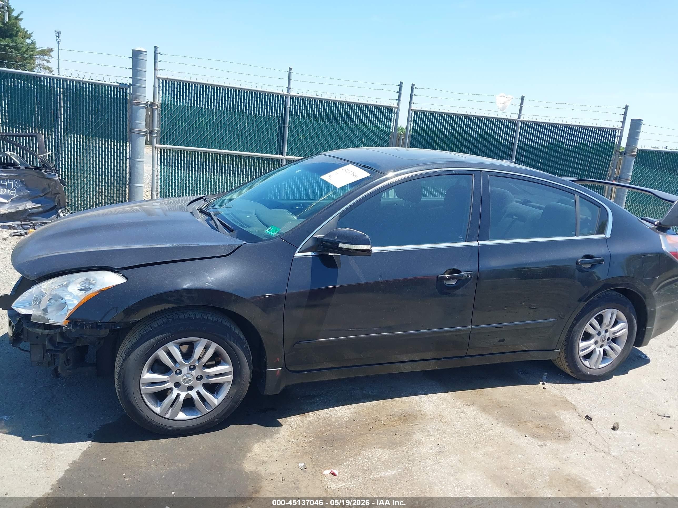 2010 Nissan Altima 2.5 S Black vin: 1N4AL2AP5AN436016