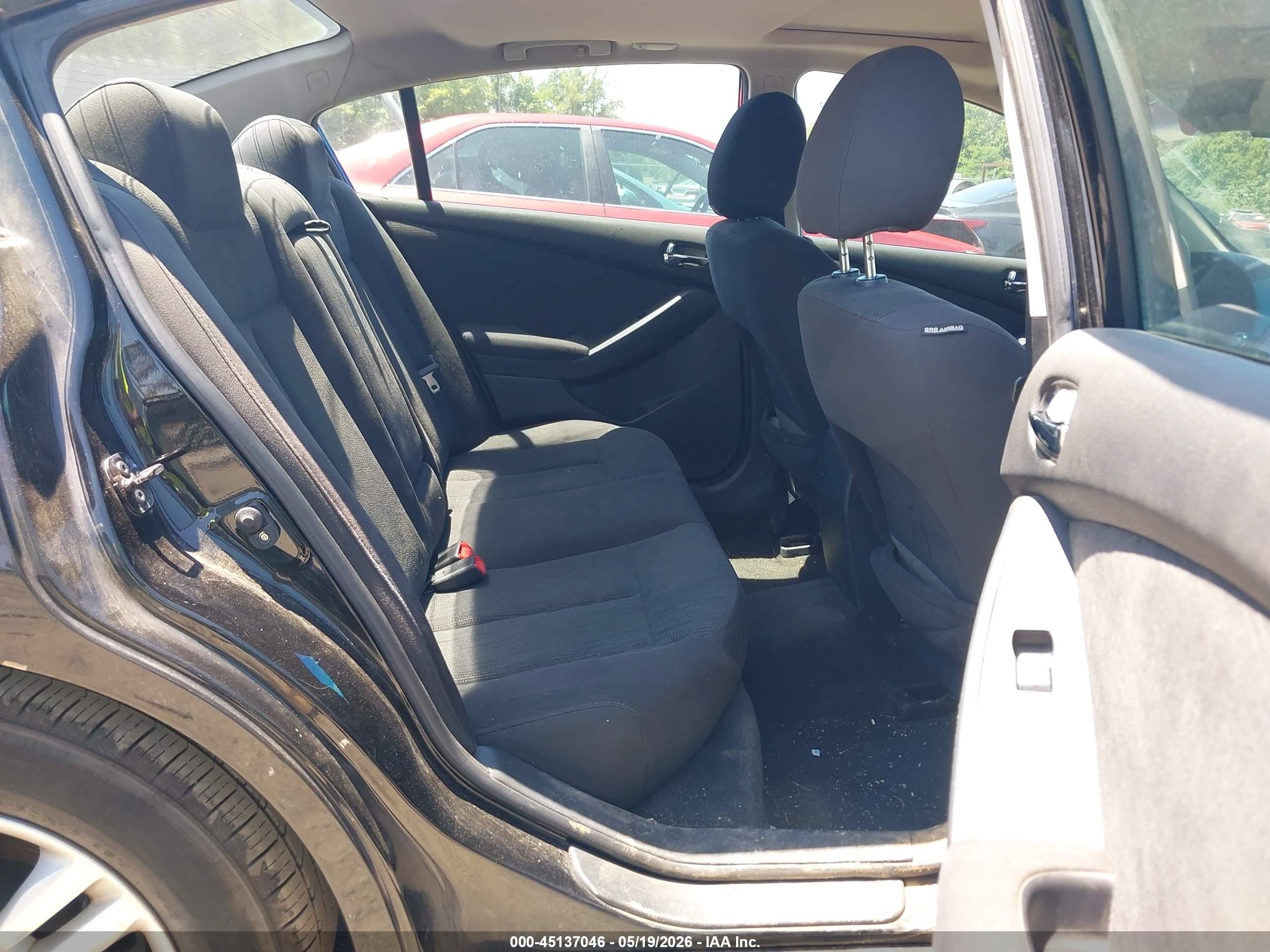 2010 Nissan Altima 2.5 S Black vin: 1N4AL2AP5AN436016