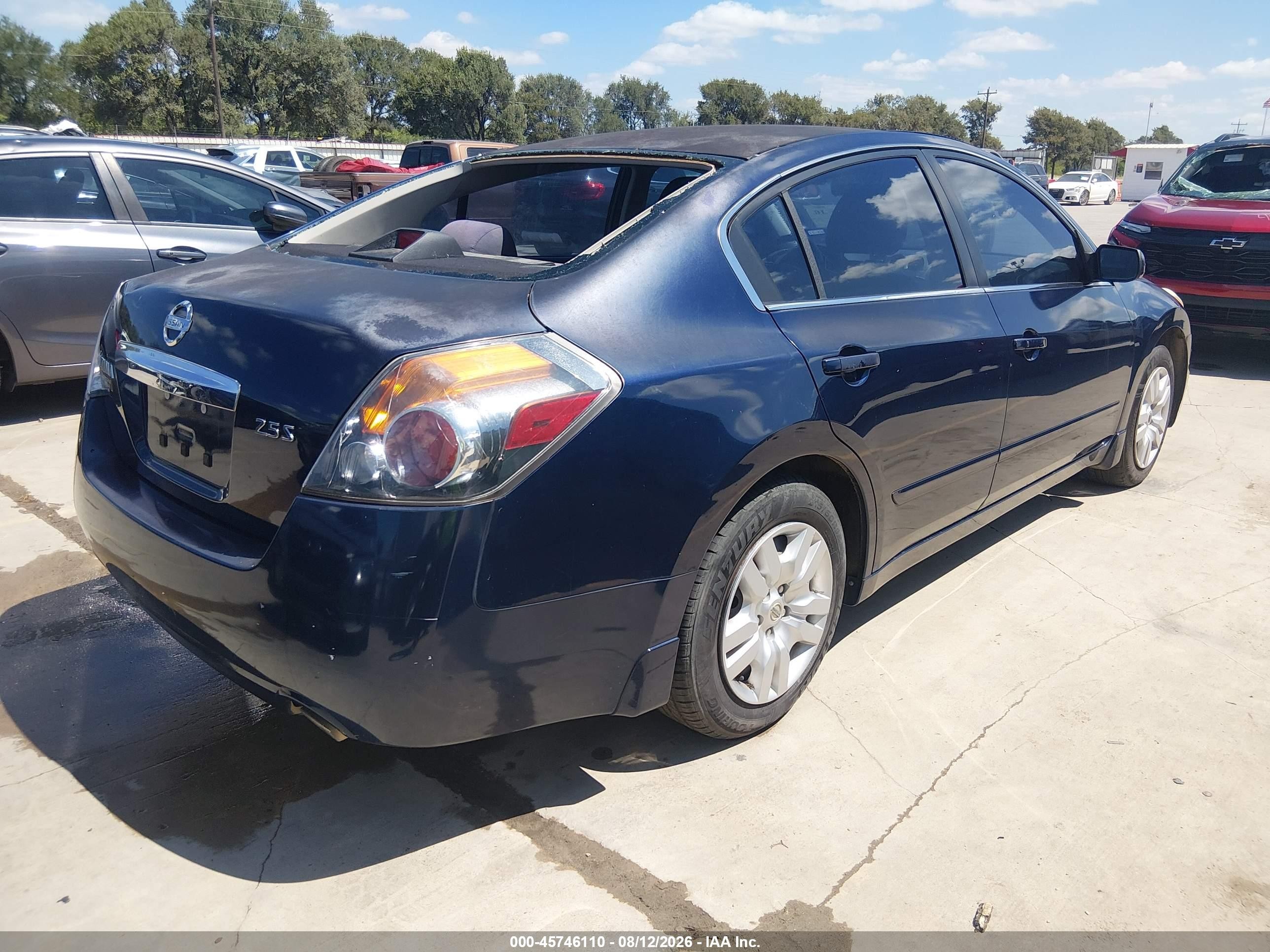 2010 Nissan Altima 2.5 S Blue vin: 1N4AL2AP5AN446271