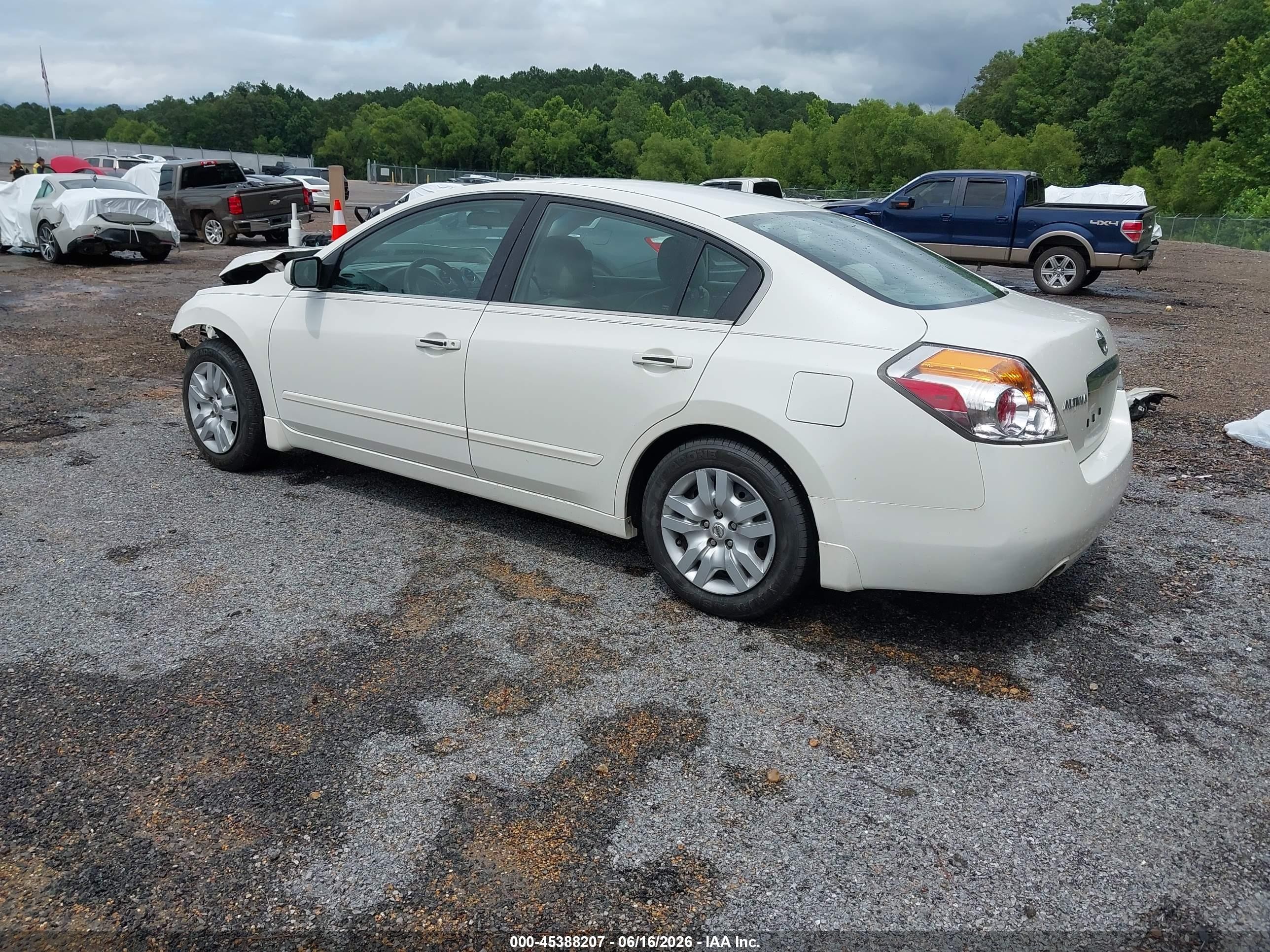 2010 Nissan Altima 2.5 S Белый vin: 1N4AL2AP5AN456587