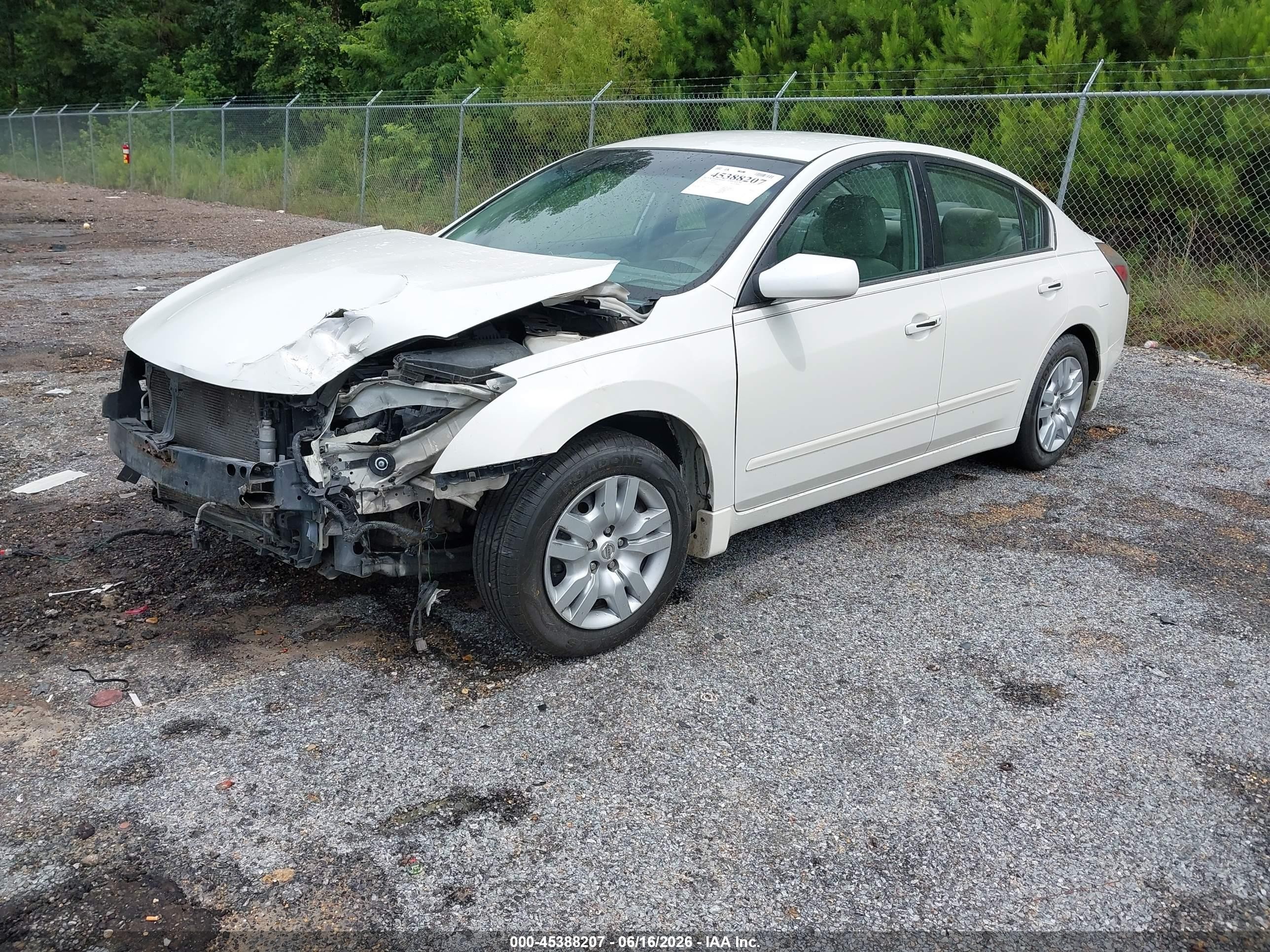 2010 Nissan Altima 2.5 S Белый vin: 1N4AL2AP5AN456587