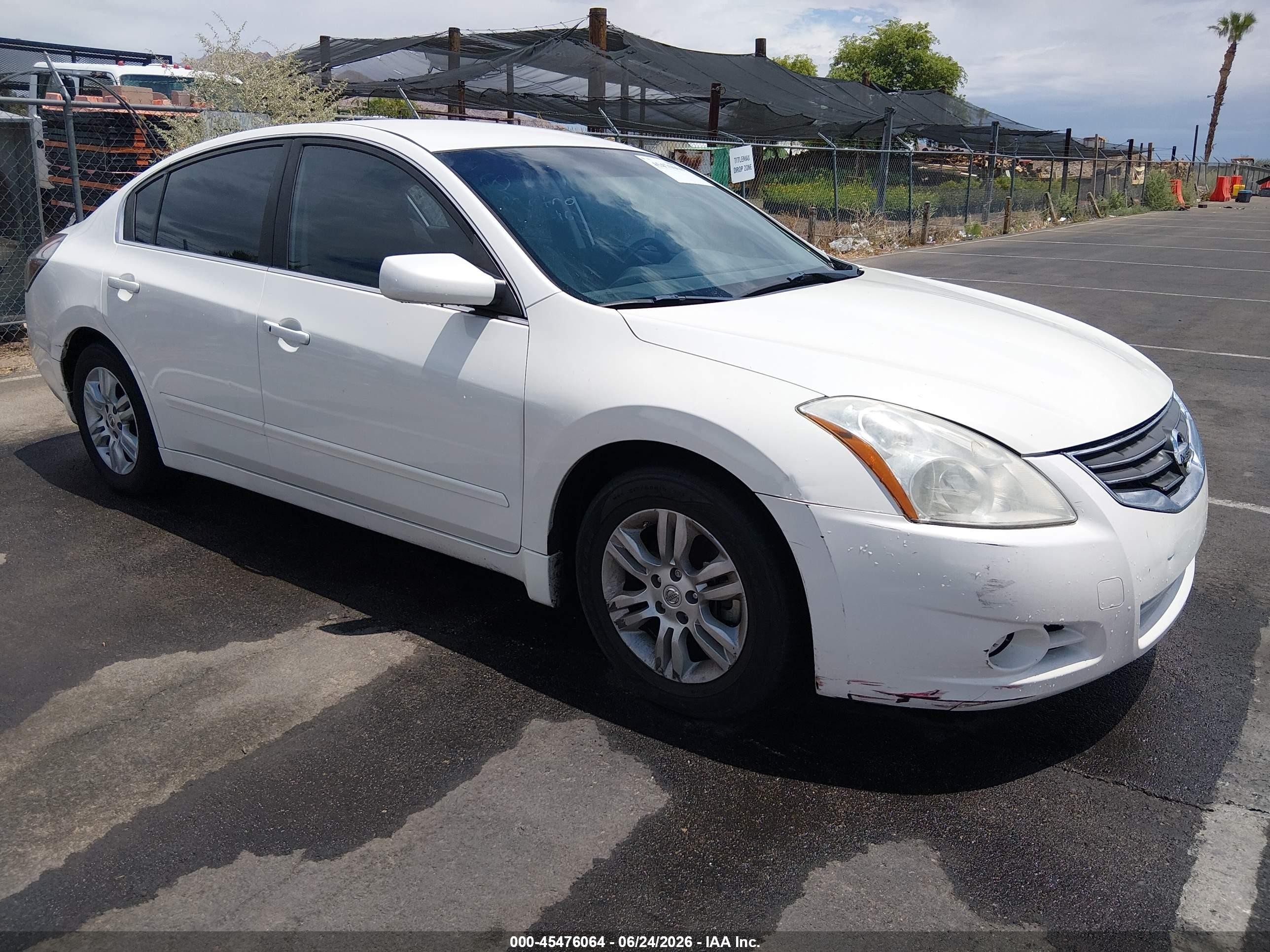 2010 Nissan Altima 2.5 S Белый vin: 1N4AL2AP5AN476001