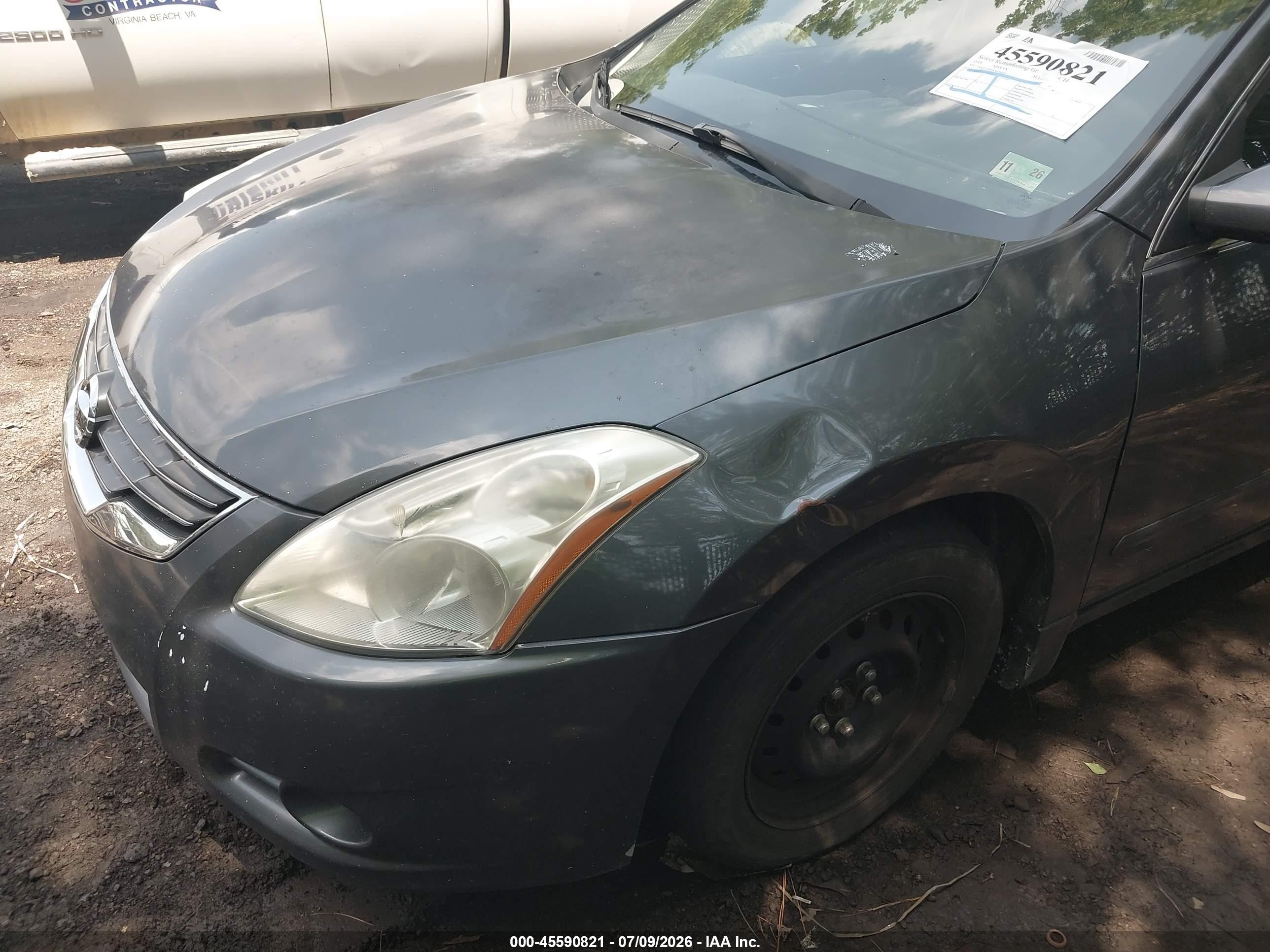 2010 Nissan Altima 2.5 S Gray vin: 1N4AL2AP5AN478525