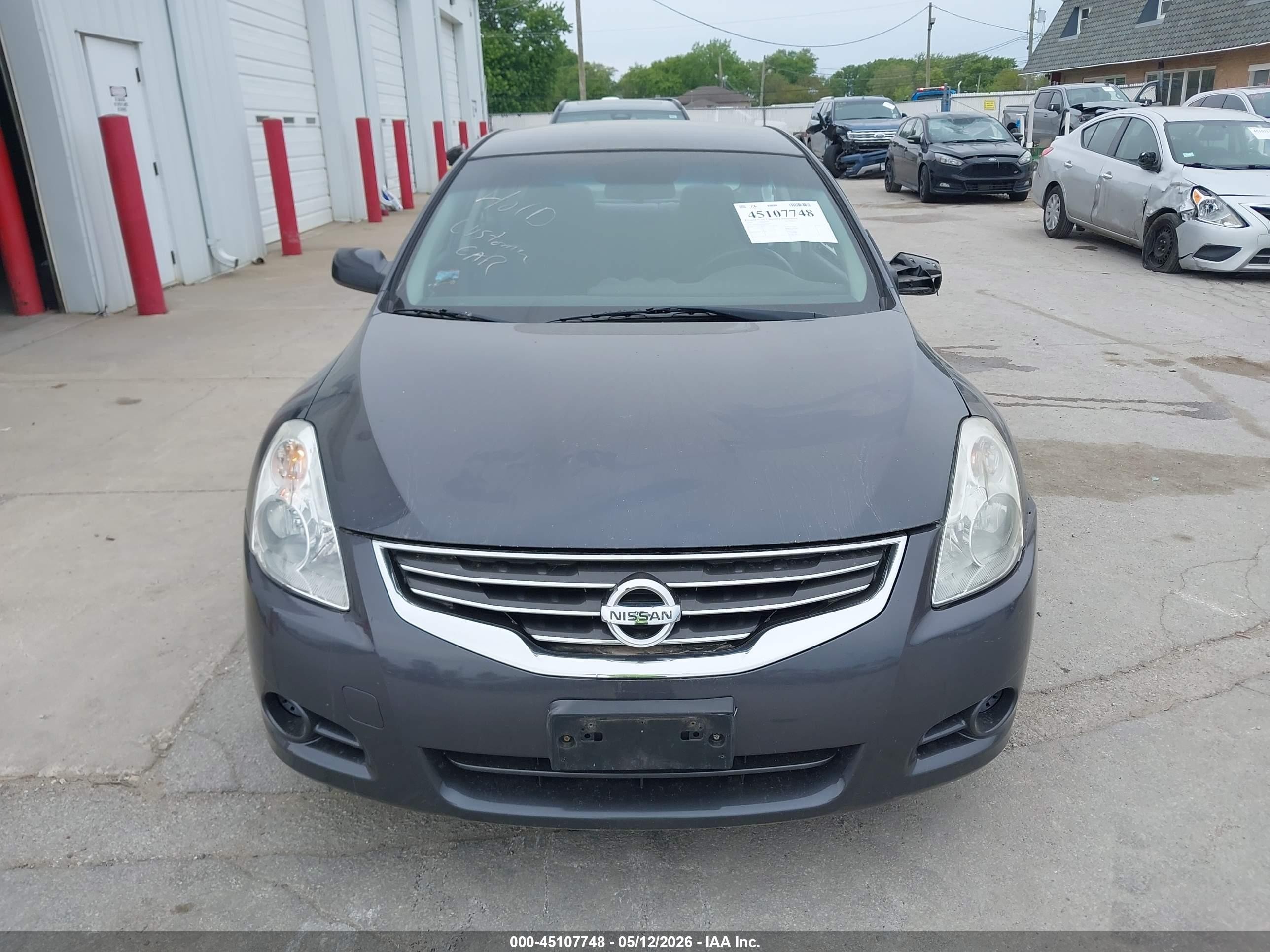 2010 Nissan Altima 2.5 S Серый vin: 1N4AL2AP5AN479383