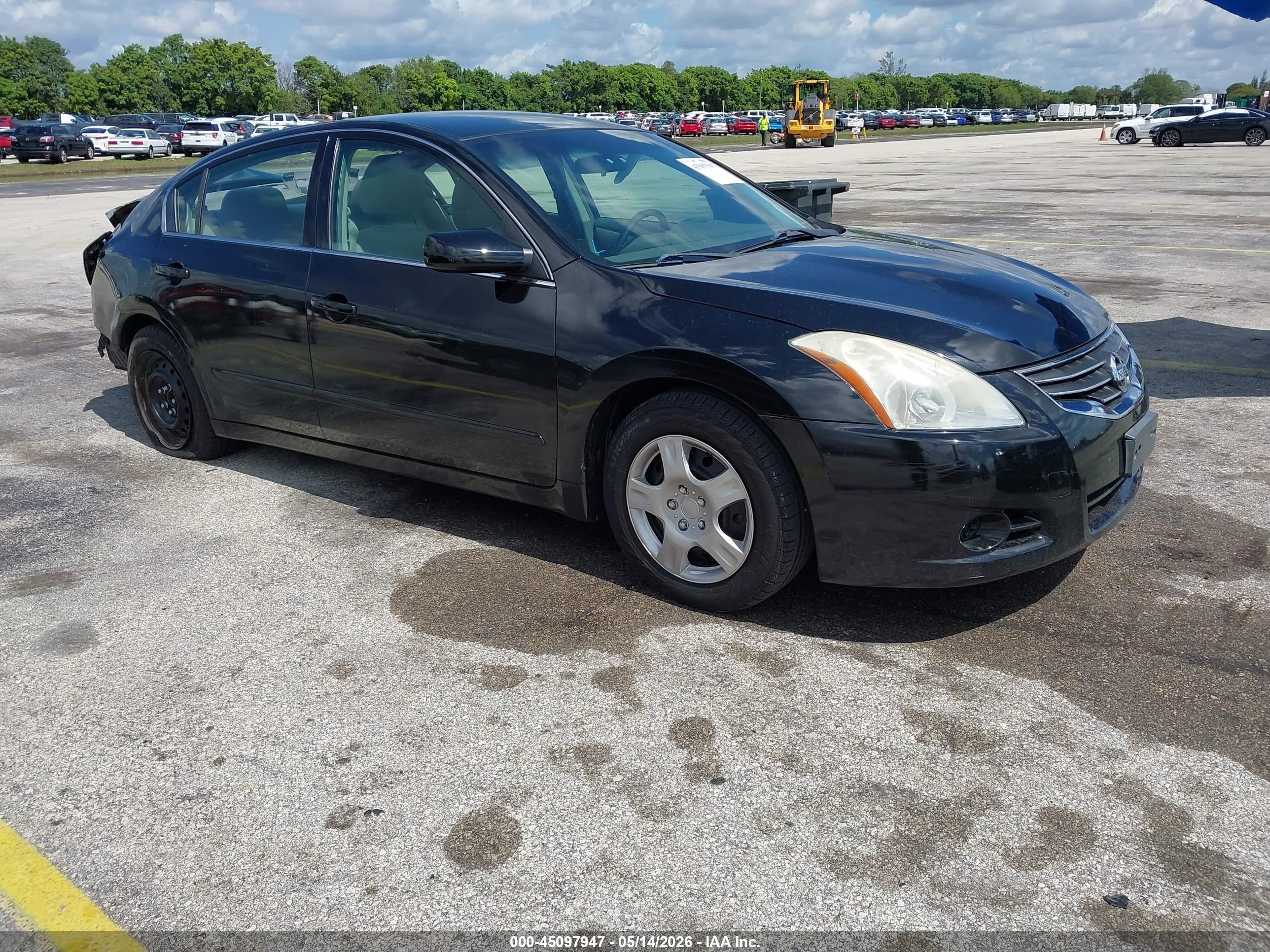 2010 Nissan Altima 2.5 S Черный vin: 1N4AL2AP5AN507070