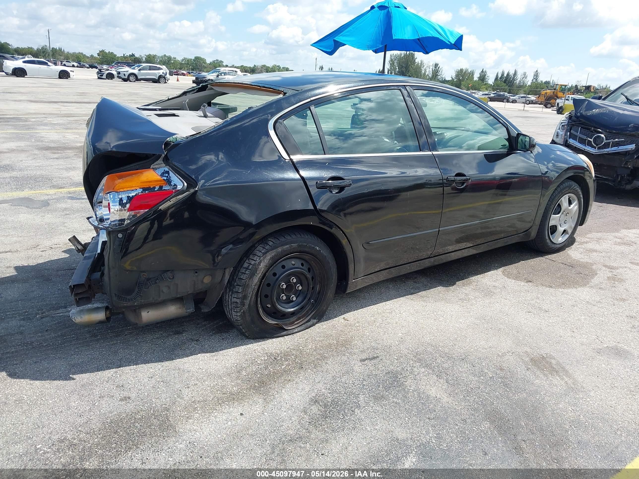 2010 Nissan Altima 2.5 S Черный vin: 1N4AL2AP5AN507070