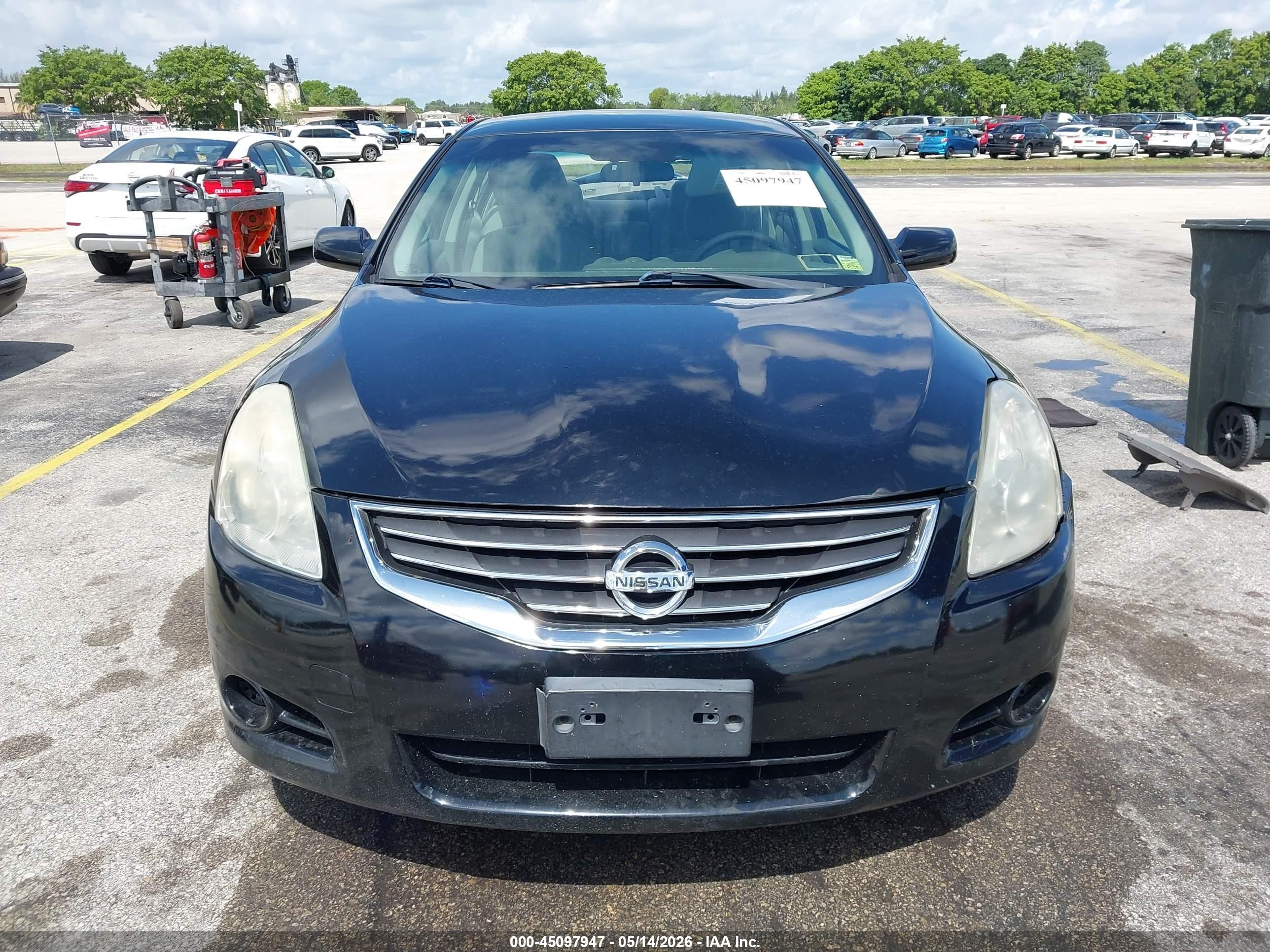 2010 Nissan Altima 2.5 S Черный vin: 1N4AL2AP5AN507070