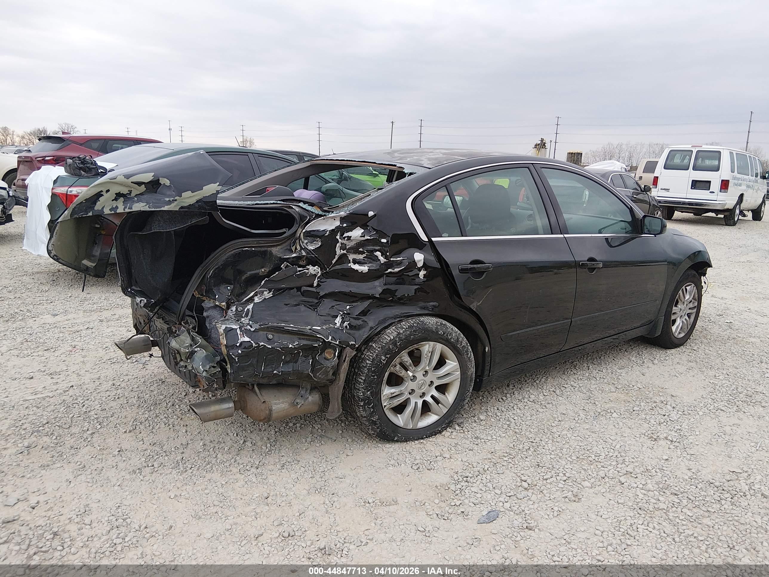 2010 Nissan Altima 2.5 S Black vin: 1N4AL2AP5AN507487