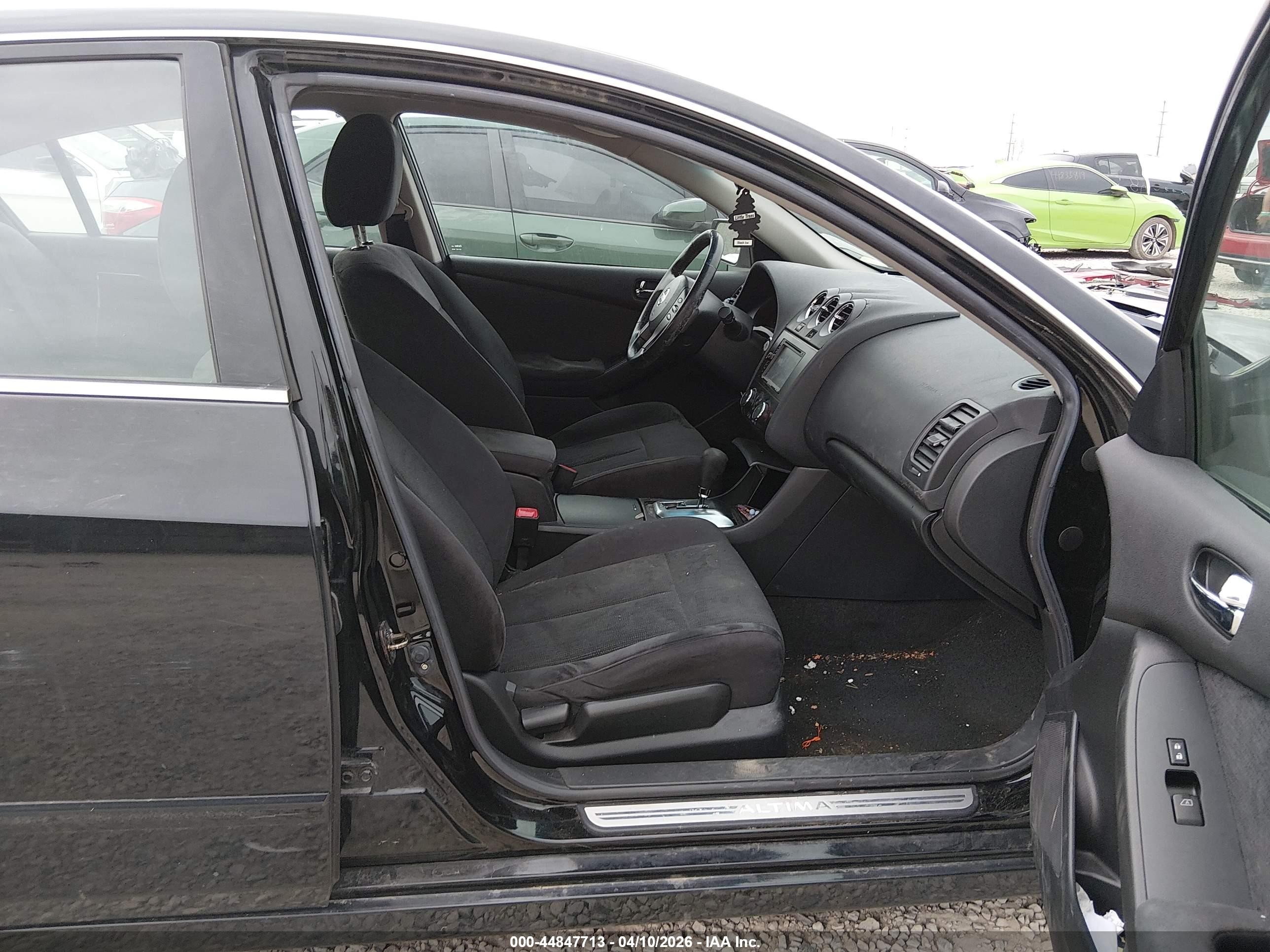 2010 Nissan Altima 2.5 S Black vin: 1N4AL2AP5AN507487