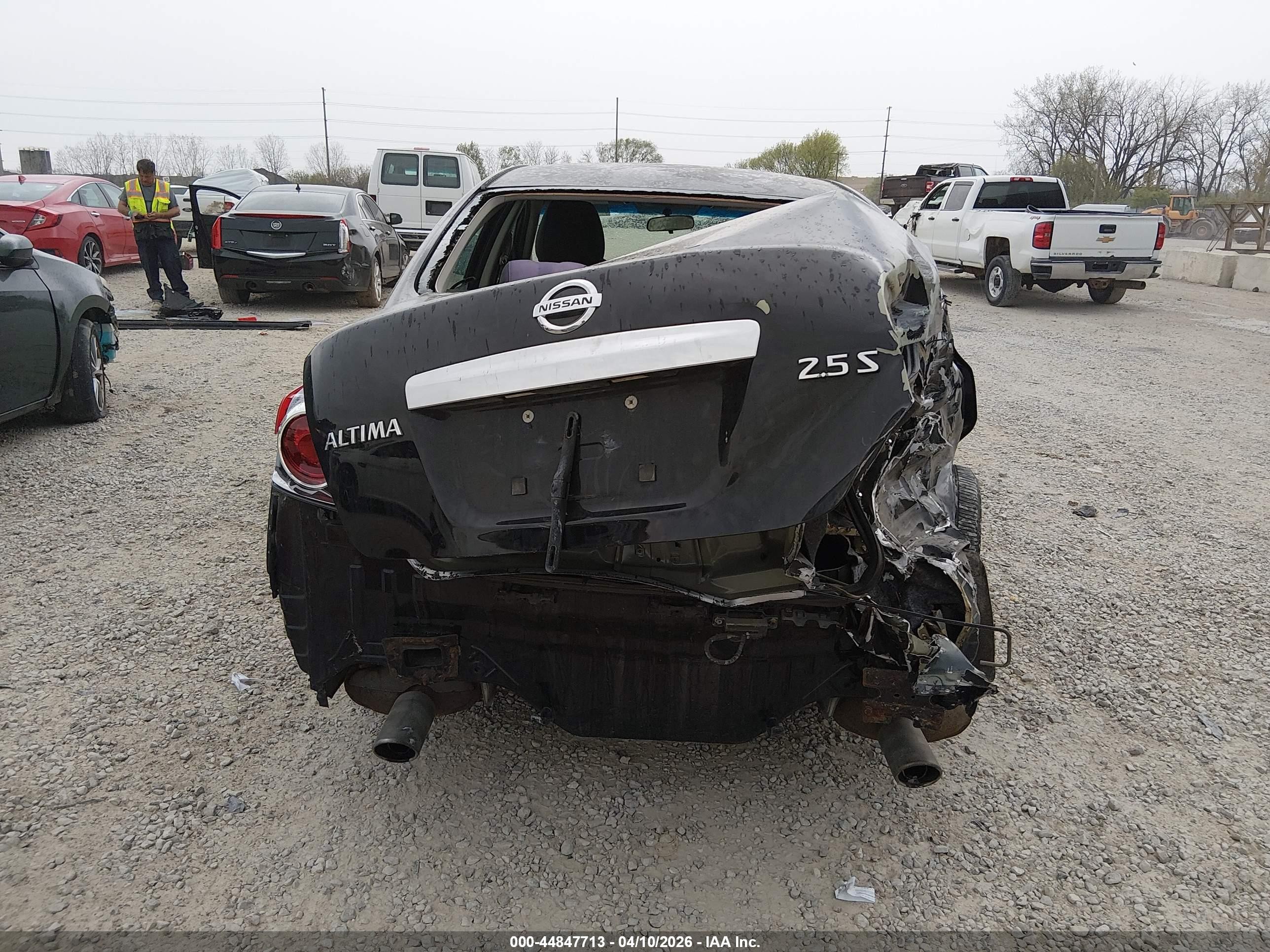 2010 Nissan Altima 2.5 S Black vin: 1N4AL2AP5AN507487