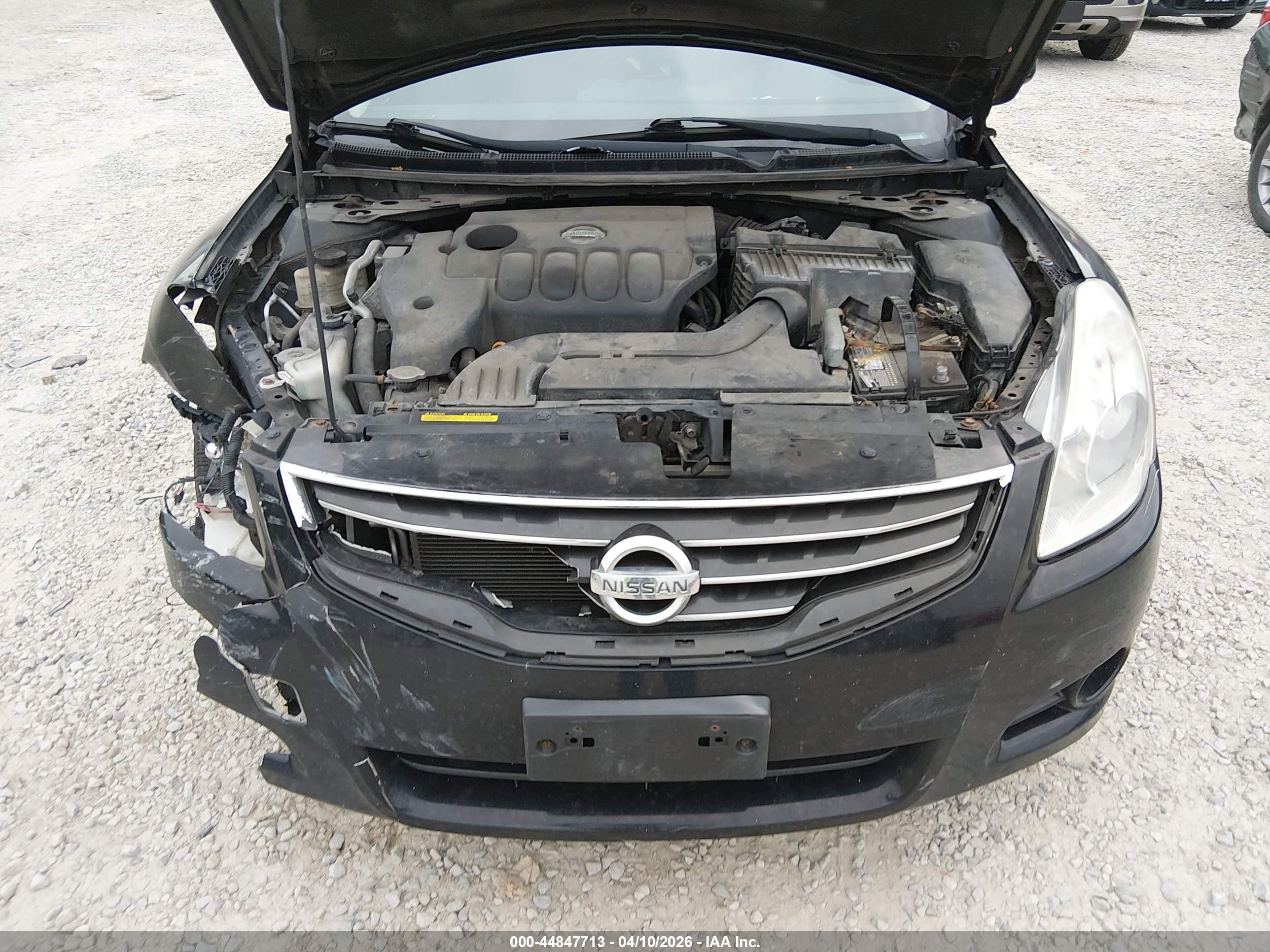 2010 Nissan Altima 2.5 S Black vin: 1N4AL2AP5AN507487