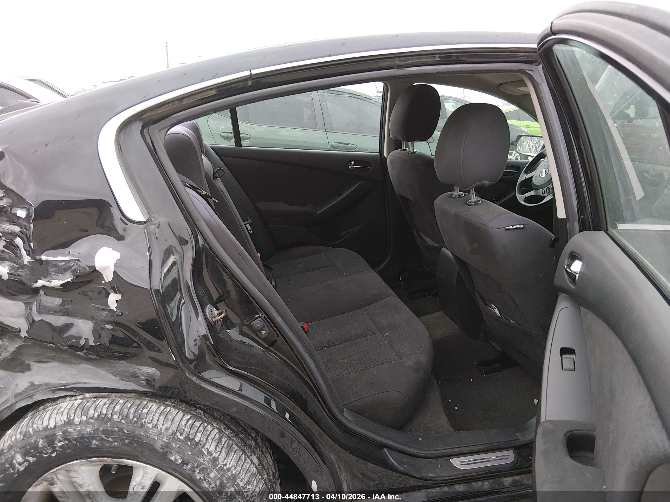 2010 Nissan Altima 2.5 S Black vin: 1N4AL2AP5AN507487