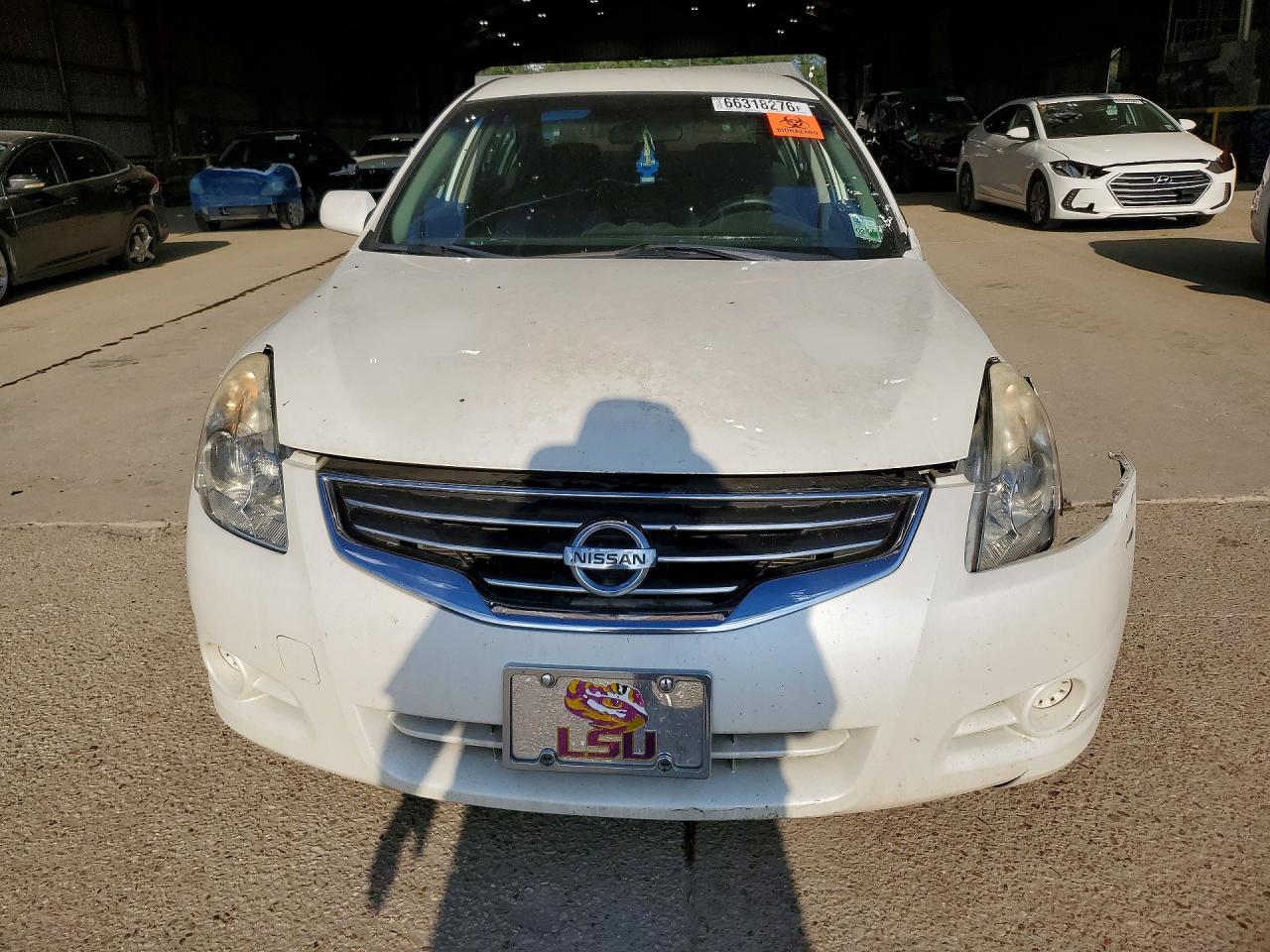 2010 Nissan Altima 2.5 White vin: 1N4AL2AP5AN532566