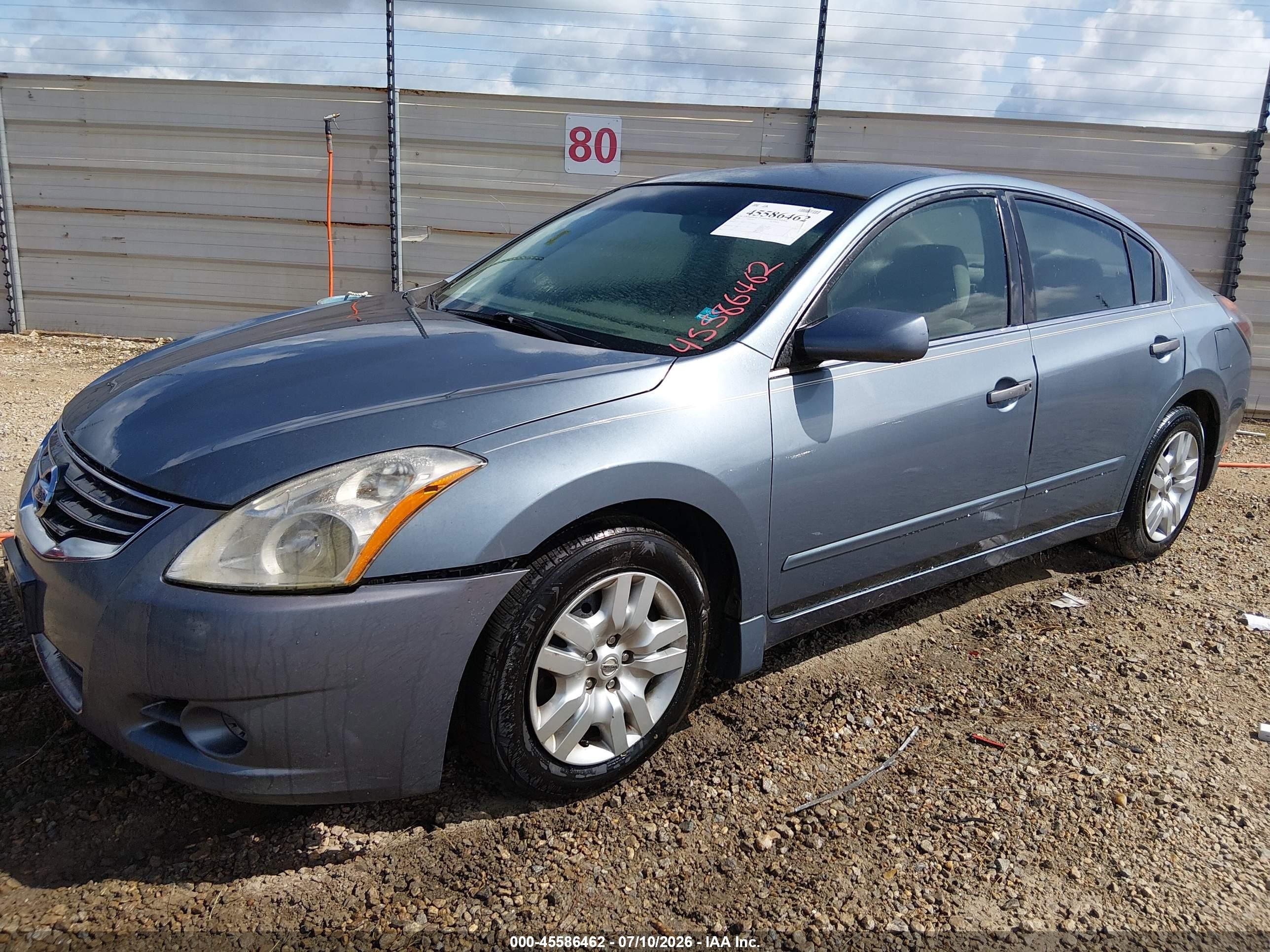 2010 Nissan Altima S Blue vin: 1N4AL2AP5AN536617