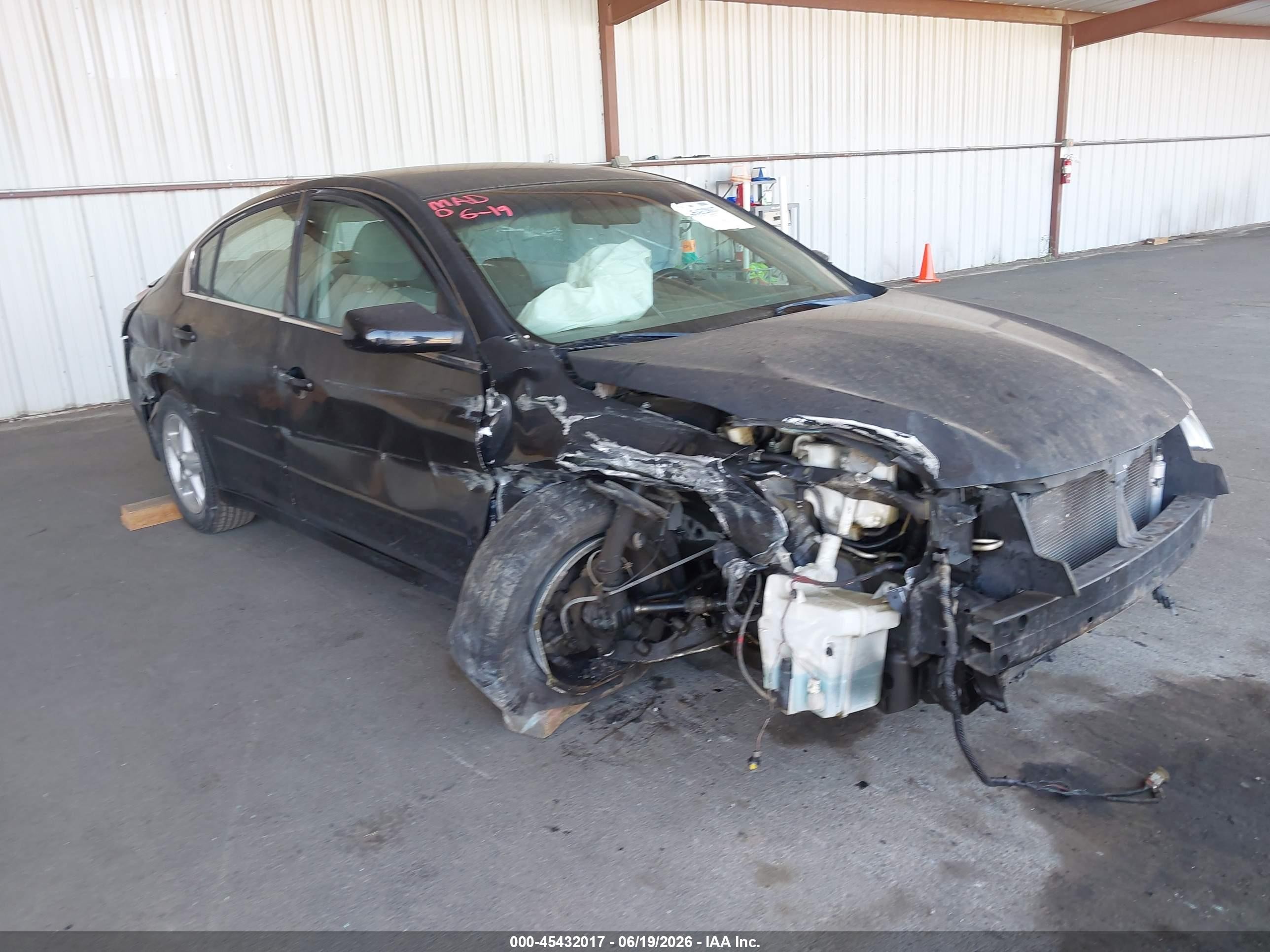2010 Nissan Altima 2.5 Black vin: 1N4AL2AP5AN543759